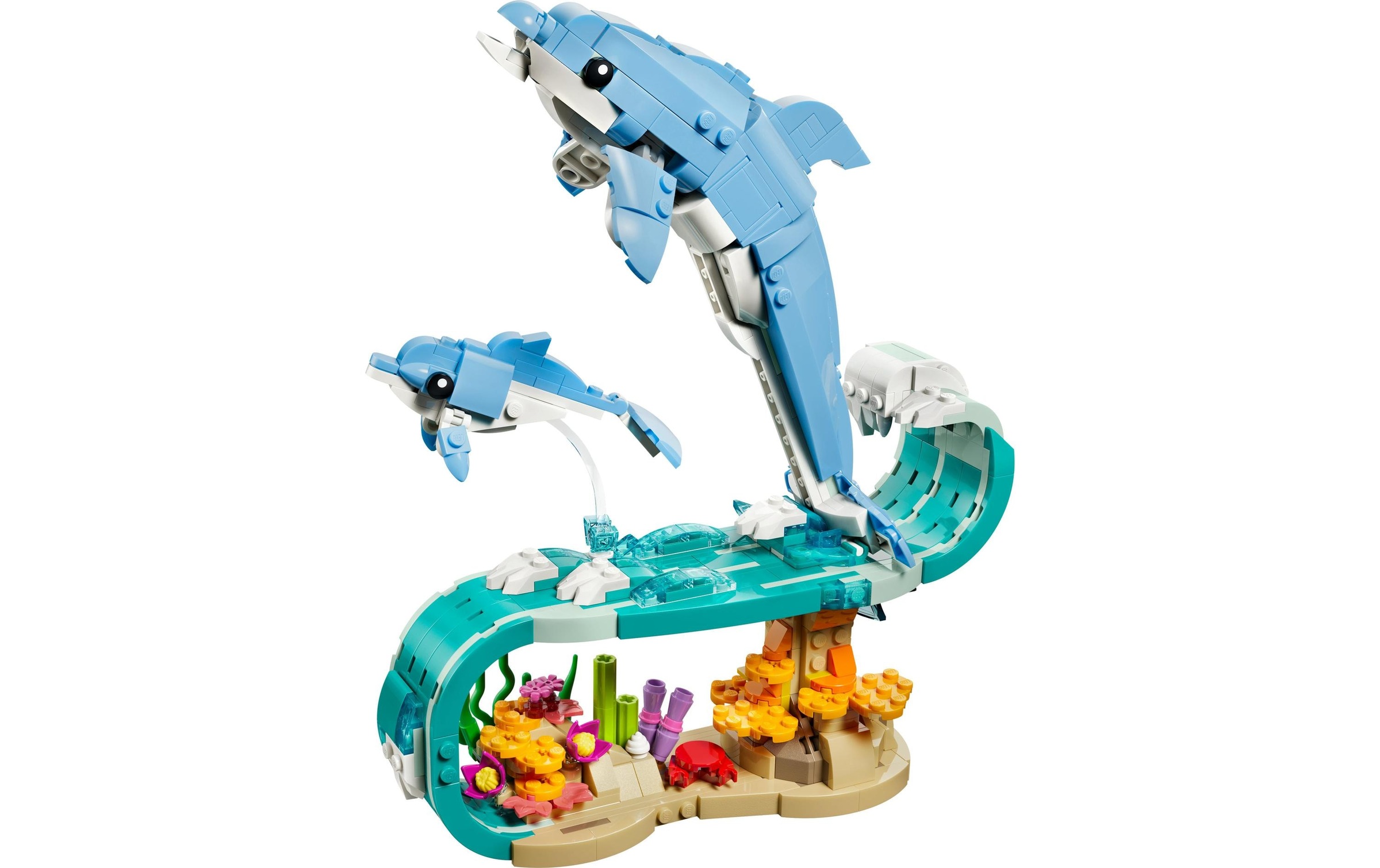   Konstruktionsspielsteine »Creator Meerestiere: Wunderschöne Delfine 31385« Kategorie: Figuren/Tiere
