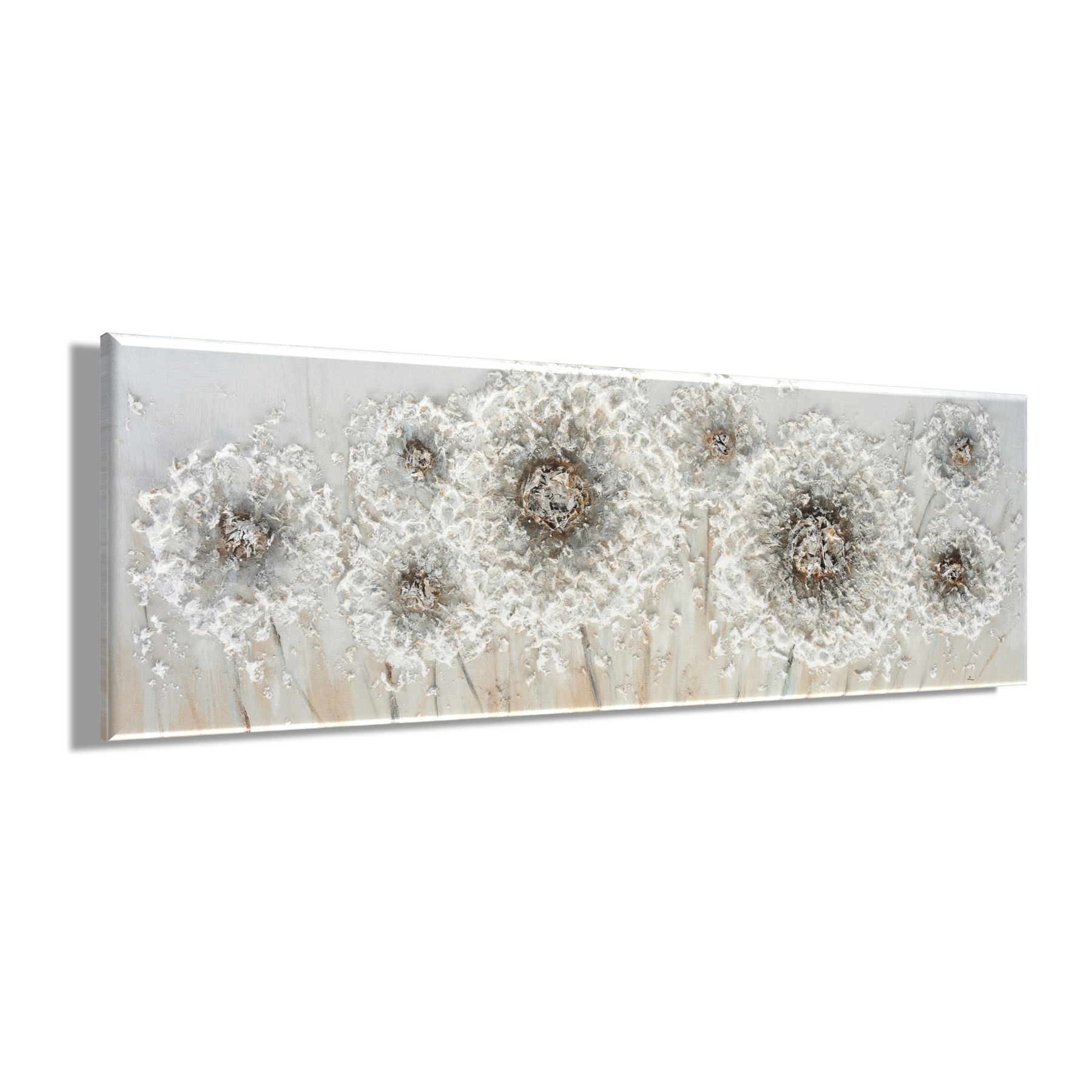 Bönninghoff Peinture à l'huile »handarbeit BLUMEN 40x120 cm – Wandbild Kunst Deko modern« Fleurs | Images de fleurs | Nature 1 cuis tlg. fabriqué à la main, chaque image est unique