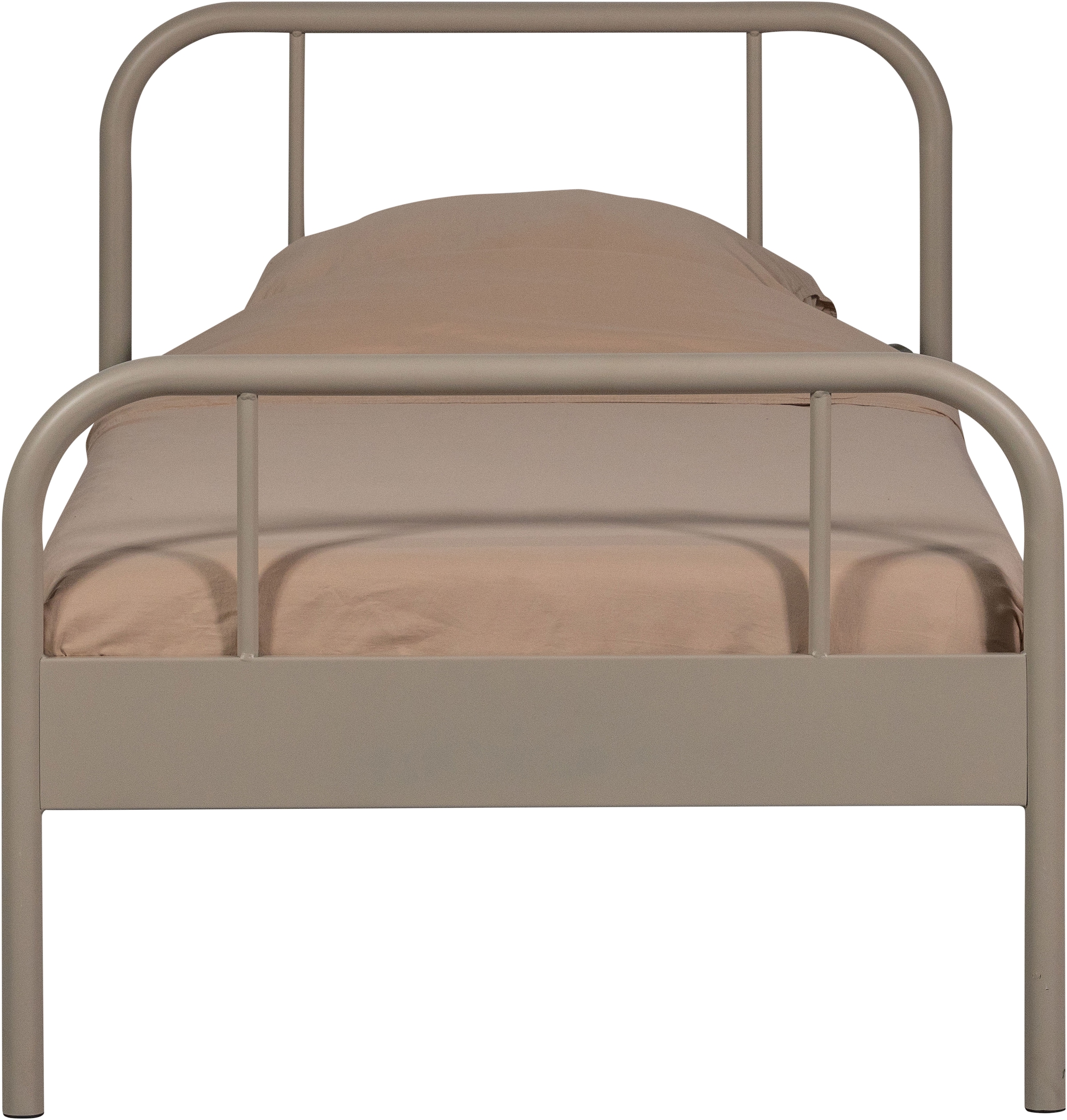 WOOOD Sommier »Mata Stahlrahmen pulverbeschichtet, H 90 x B 208 x T 95 cm« Dimensions du matelas 90x200 cm, facile à monter, obligatoire à nettoyer