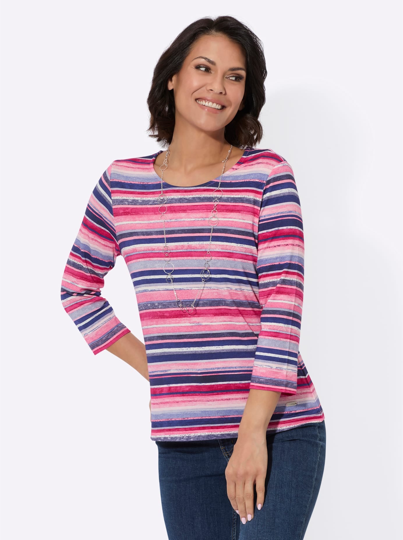 Casual Looks T-shirt à manches 3/4 »Rundhals-Shirt« 1 cuis