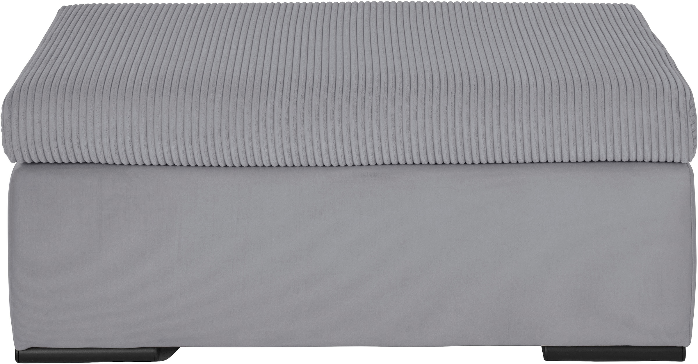 Home affaire Tabouret rembourré »Win, B: 97 cm - OTTO. Verlässliche Qualität.« mit schwarzen Metallfüssen, frei im Raum stellbar