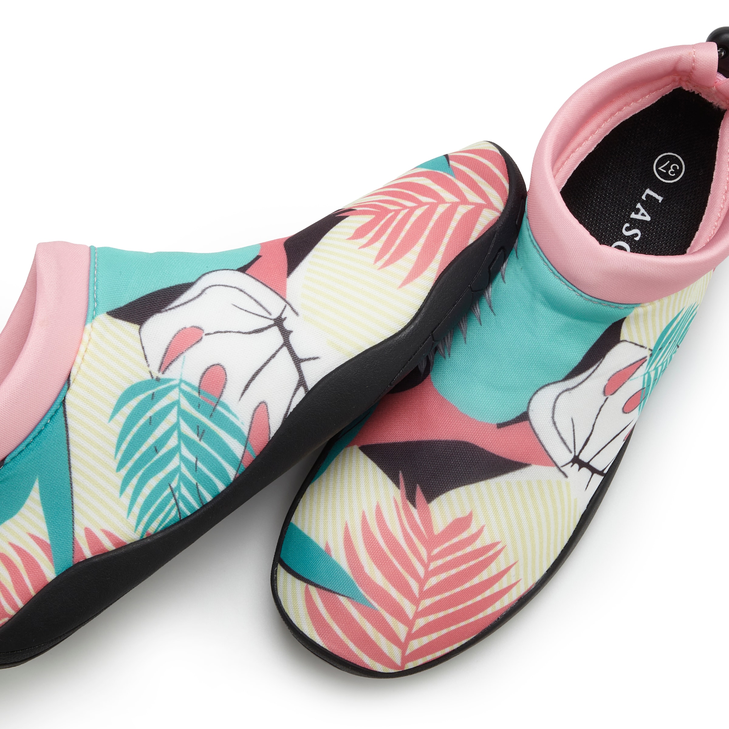LASCANA Chaussure de bain »Badelatsche, Badeschuhe«  chaussure aquatique, mocassin, chaussure d'eau ultra légère et à séchage rapide VEGAN