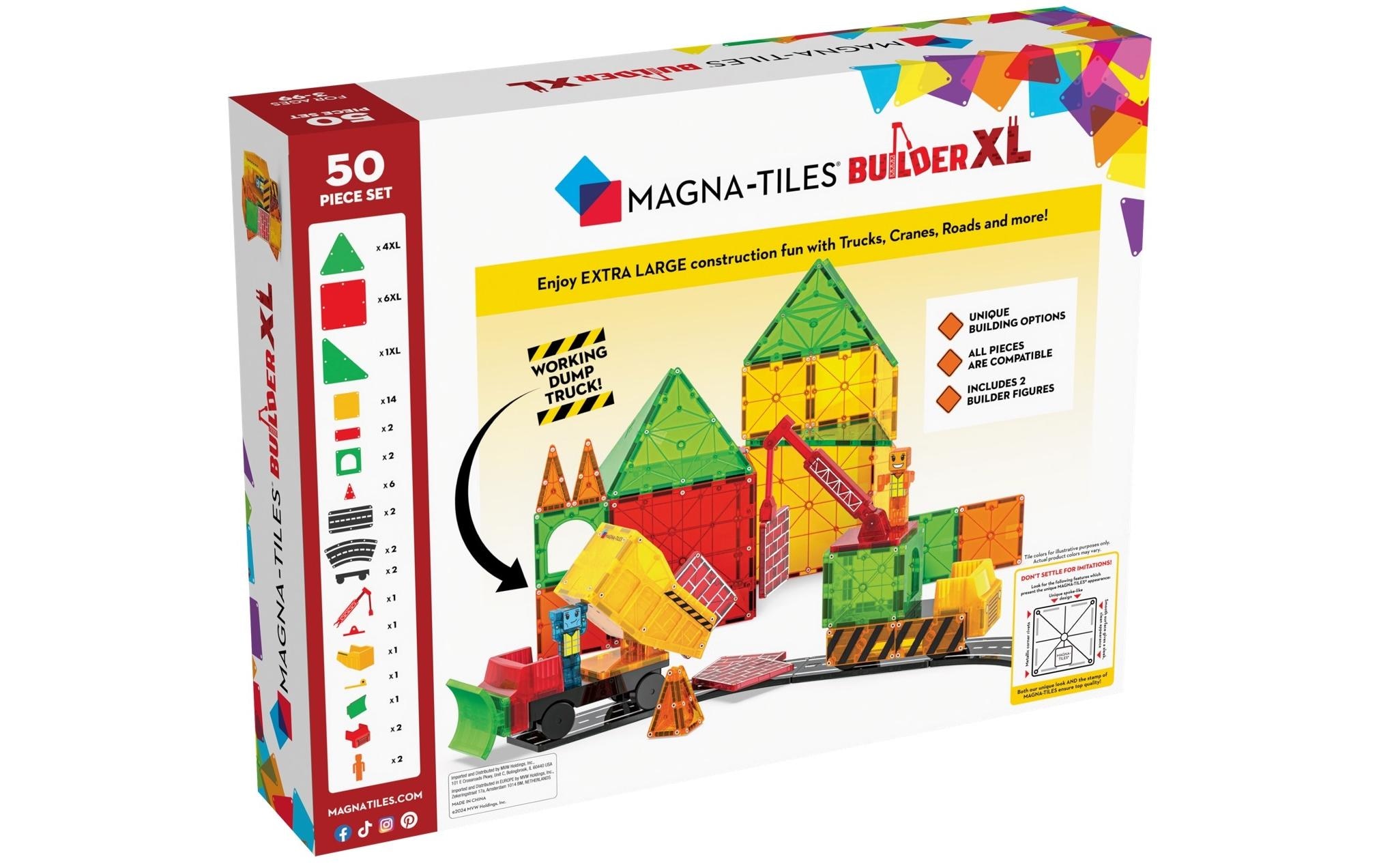   Briques de jeu »Magna-Tiles Baustelle XL 50-teilig«