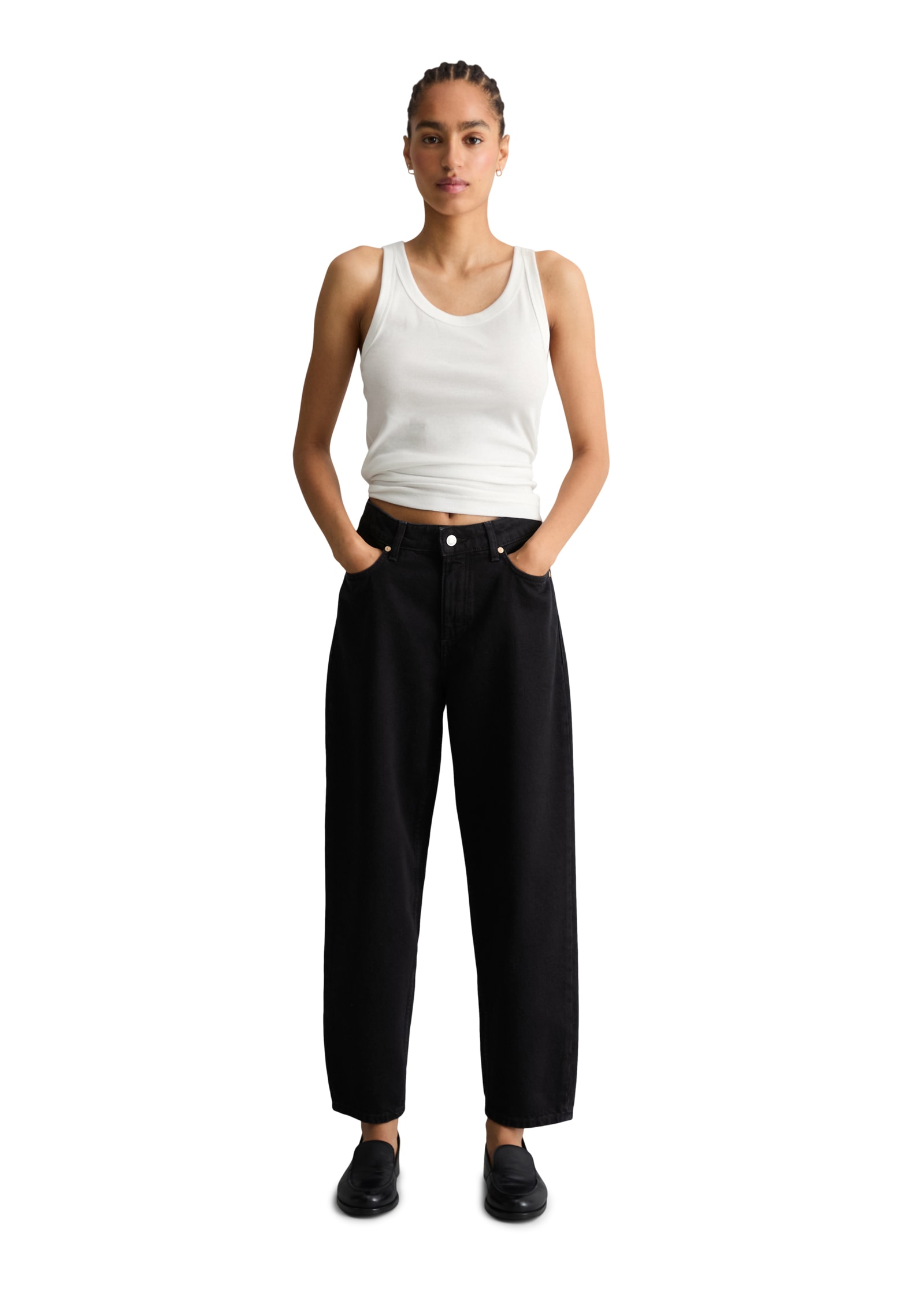 Marc O'Polo DENIM Jeans taille haute en denim de coton