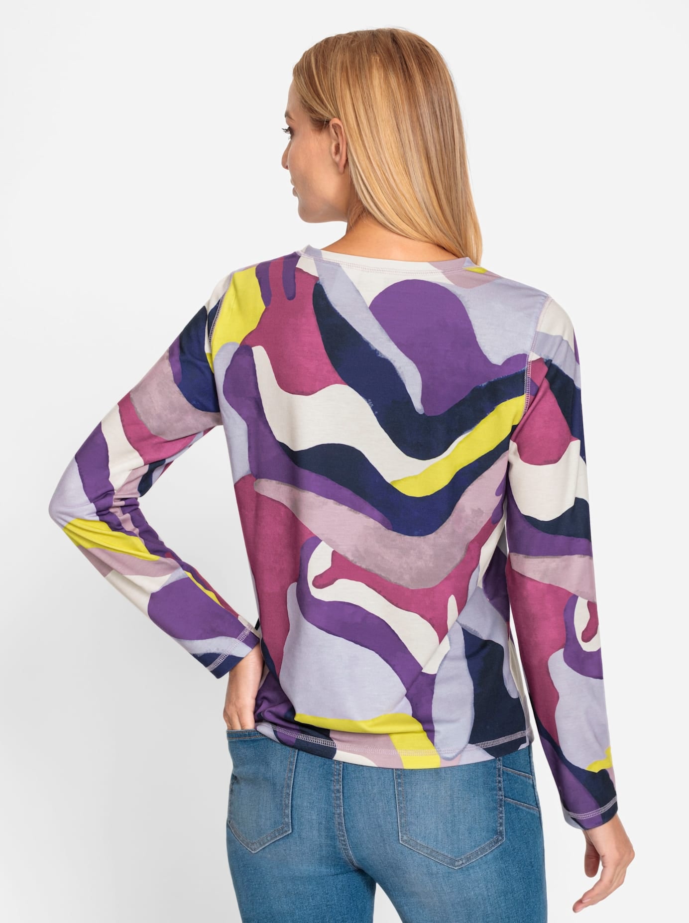 heine T-shirt à manches longues »Druck-Shirt«, 1 cuis
