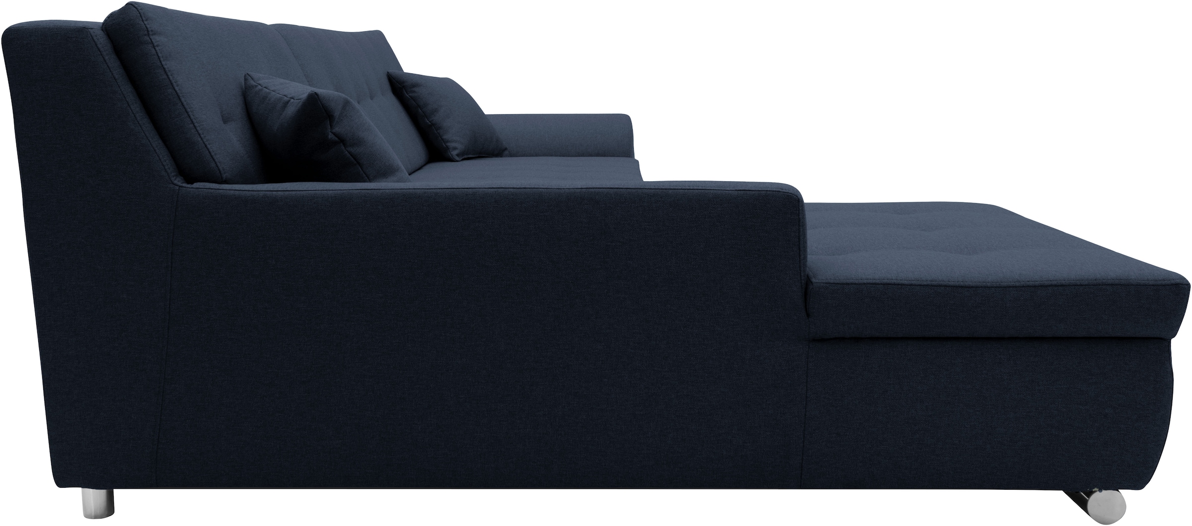 GOODproduct Canapé d'angle »Tornby 268 x 178 cm, mit Steppungen, modern & stabil« forme en L, en microfibre de luxe douce et facile d'entretien
