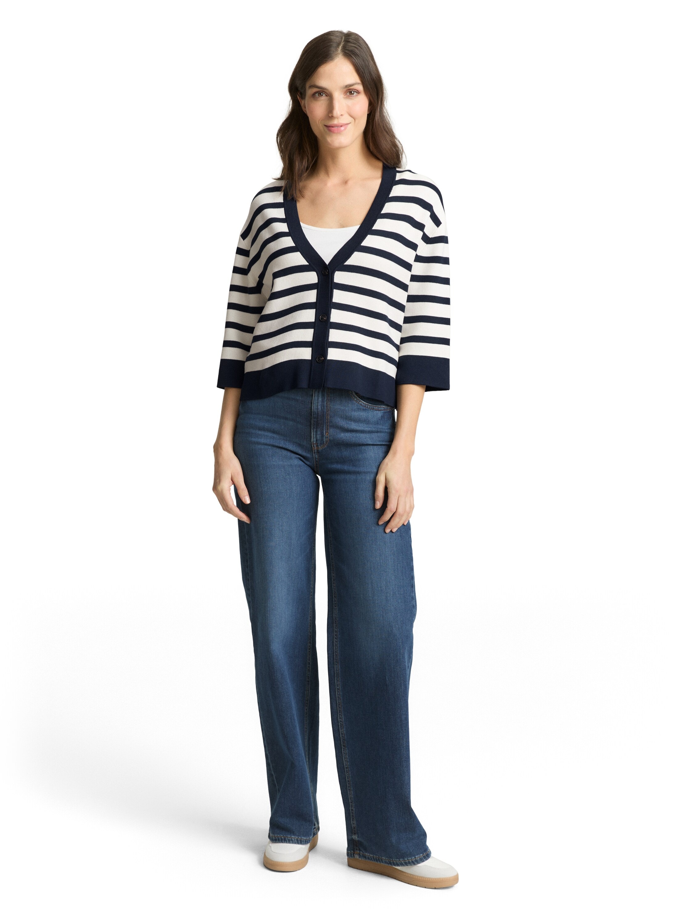 TOM TAILOR Cardigan mit Streifen Muster