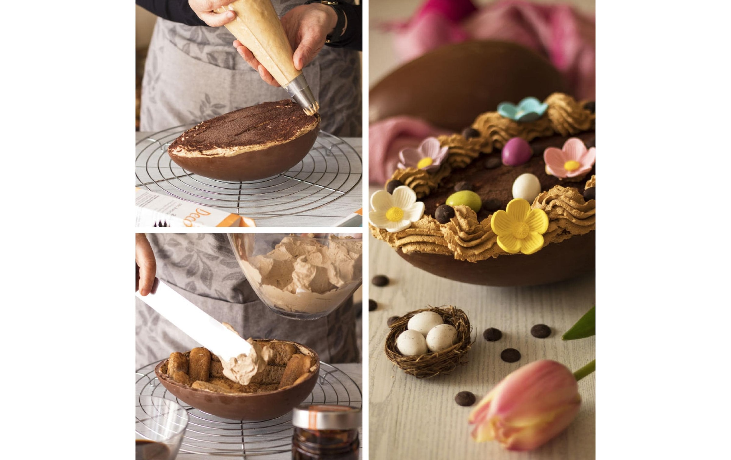   Moule à chocolat »Decora Pralinenform - Eier - 30g 10 Hohlräume«