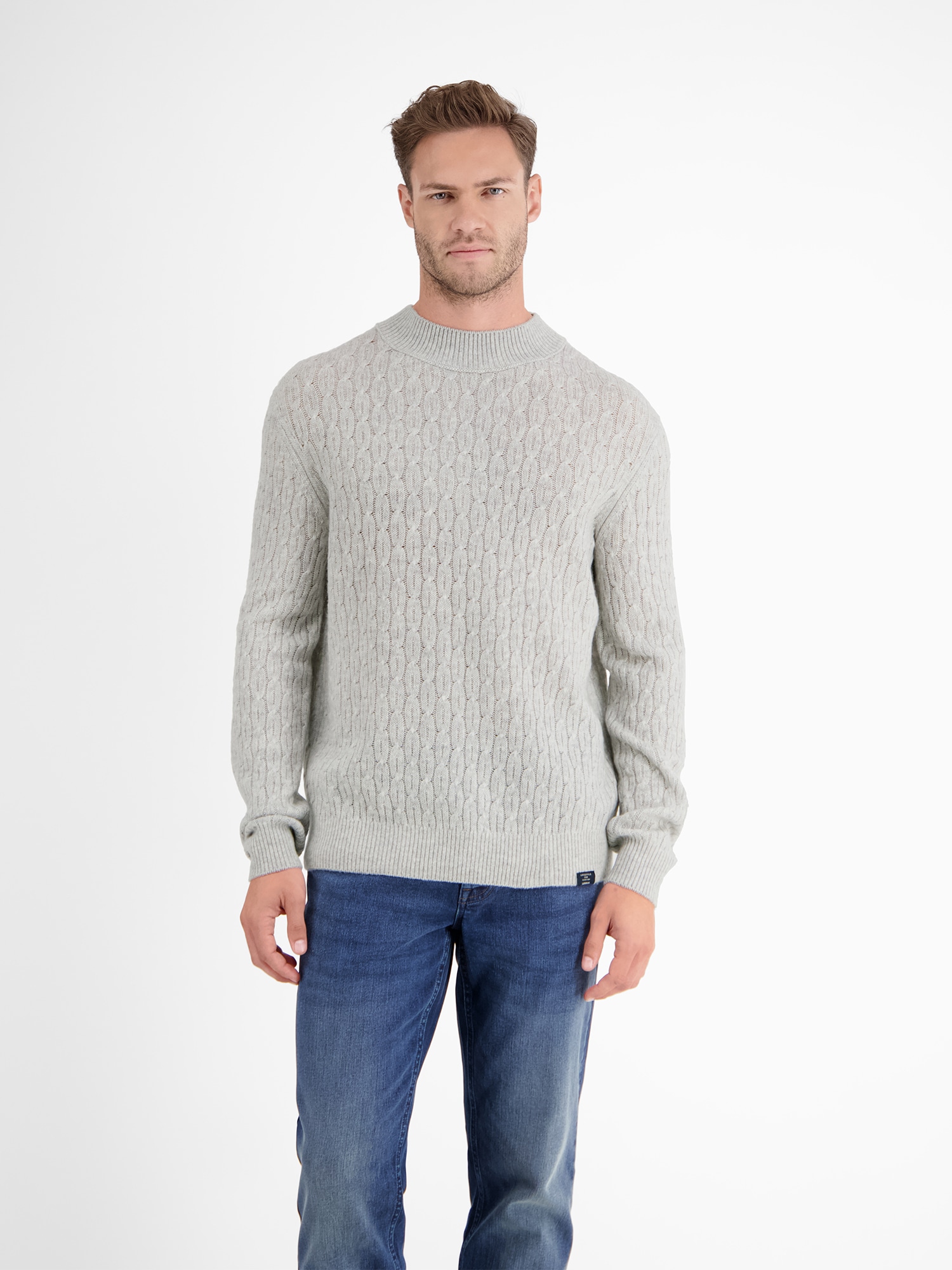 LERROS Strickpullover »LERROS Cable-Strickpullover mit Turtleneck«