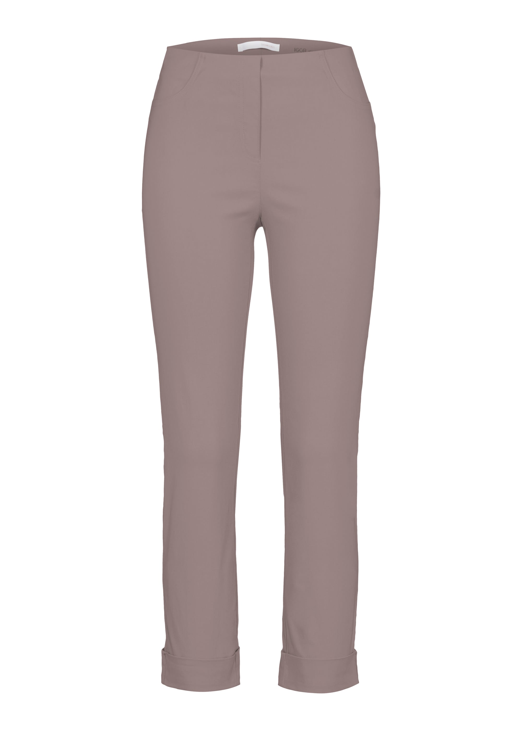 Stehmann Stretch-Hose  mit aufschlag am Saum