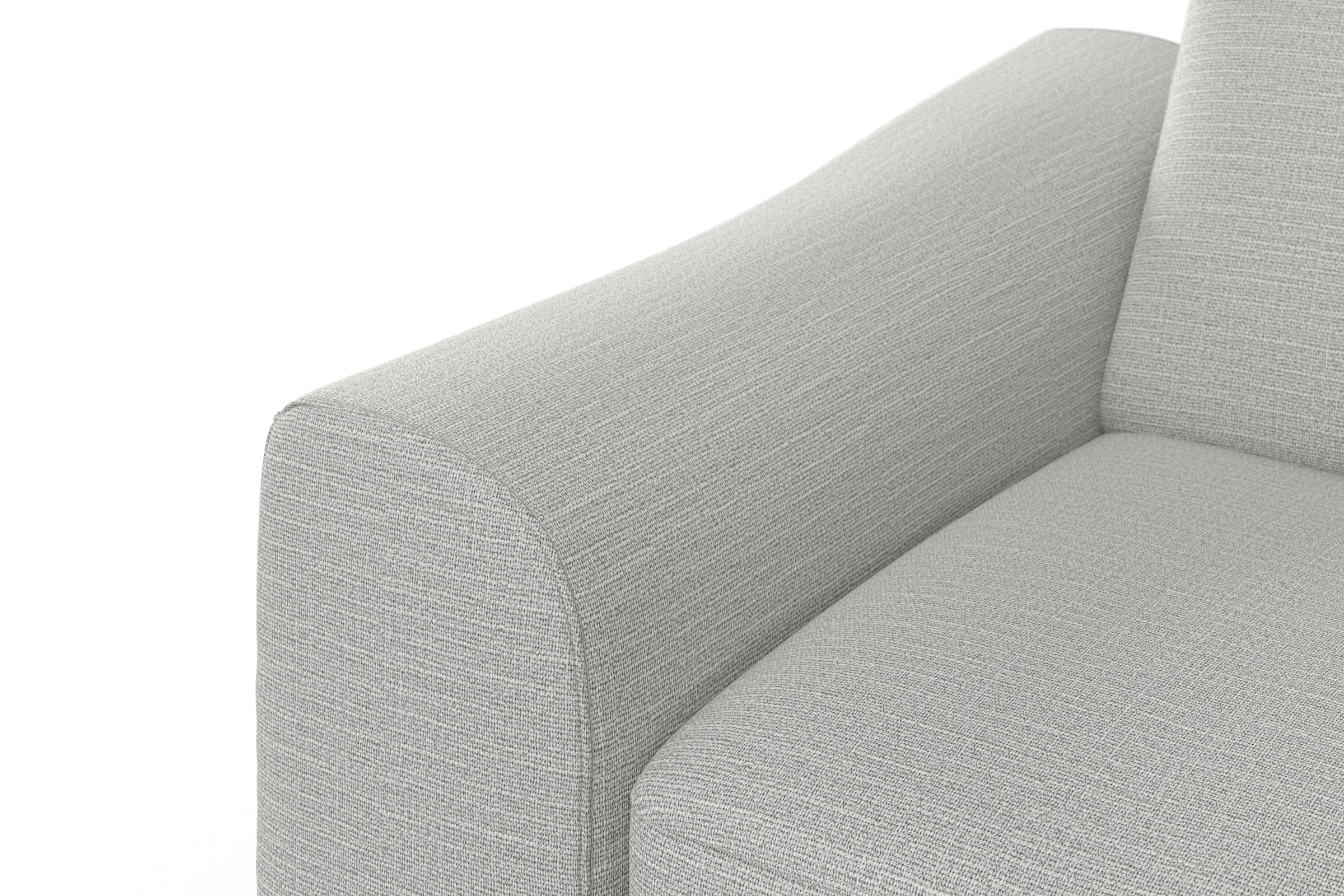 sit&more Canapé d'angle »Dundee L-Form« mit Federkern und Edelstahlfüssen, wahlweise mit Kopfteilverstellung