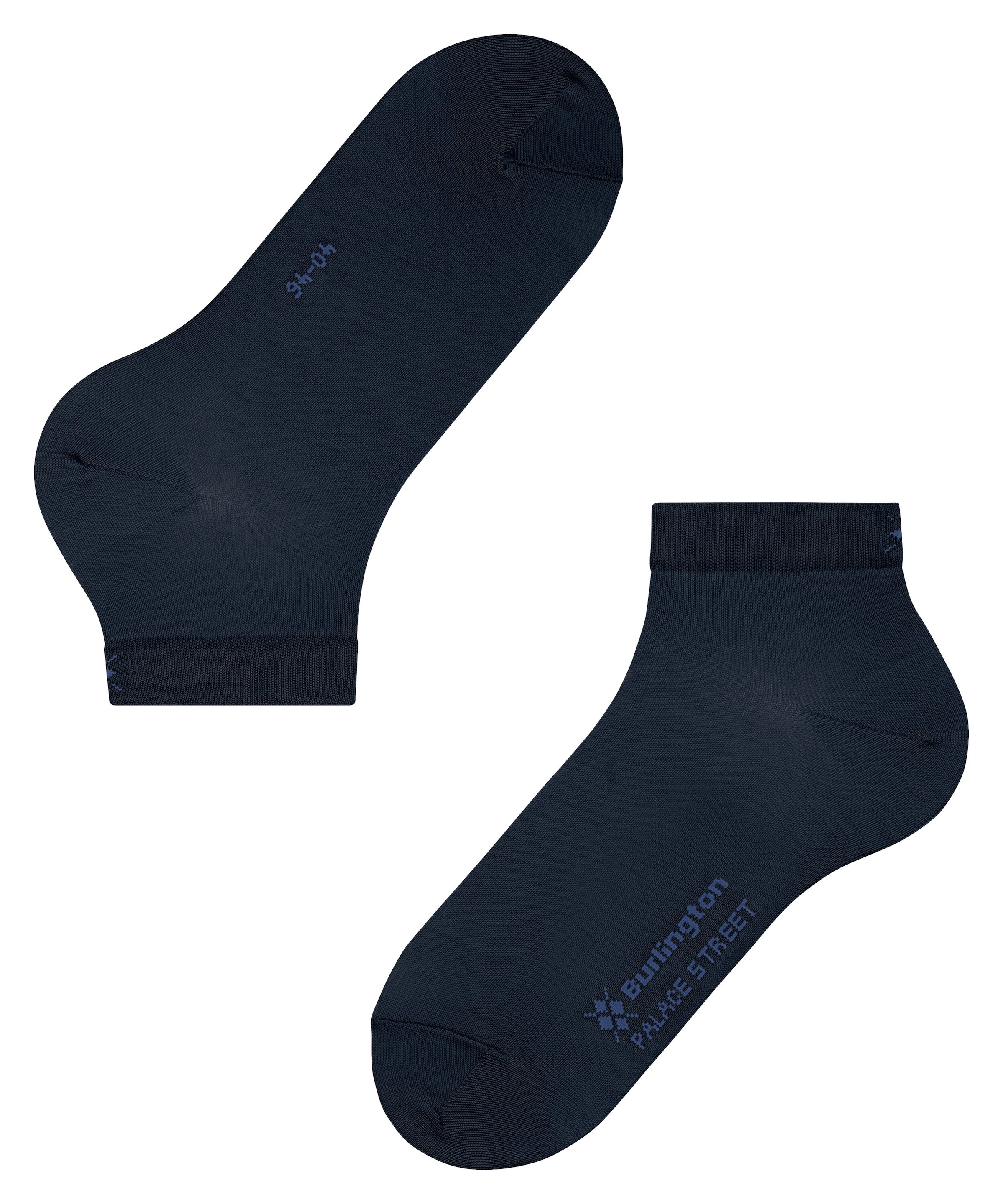 Burlington Sneakersocken »Palace Street« Einheitsgrösse 40-46, unifarben, gekämmte Baumwolle
