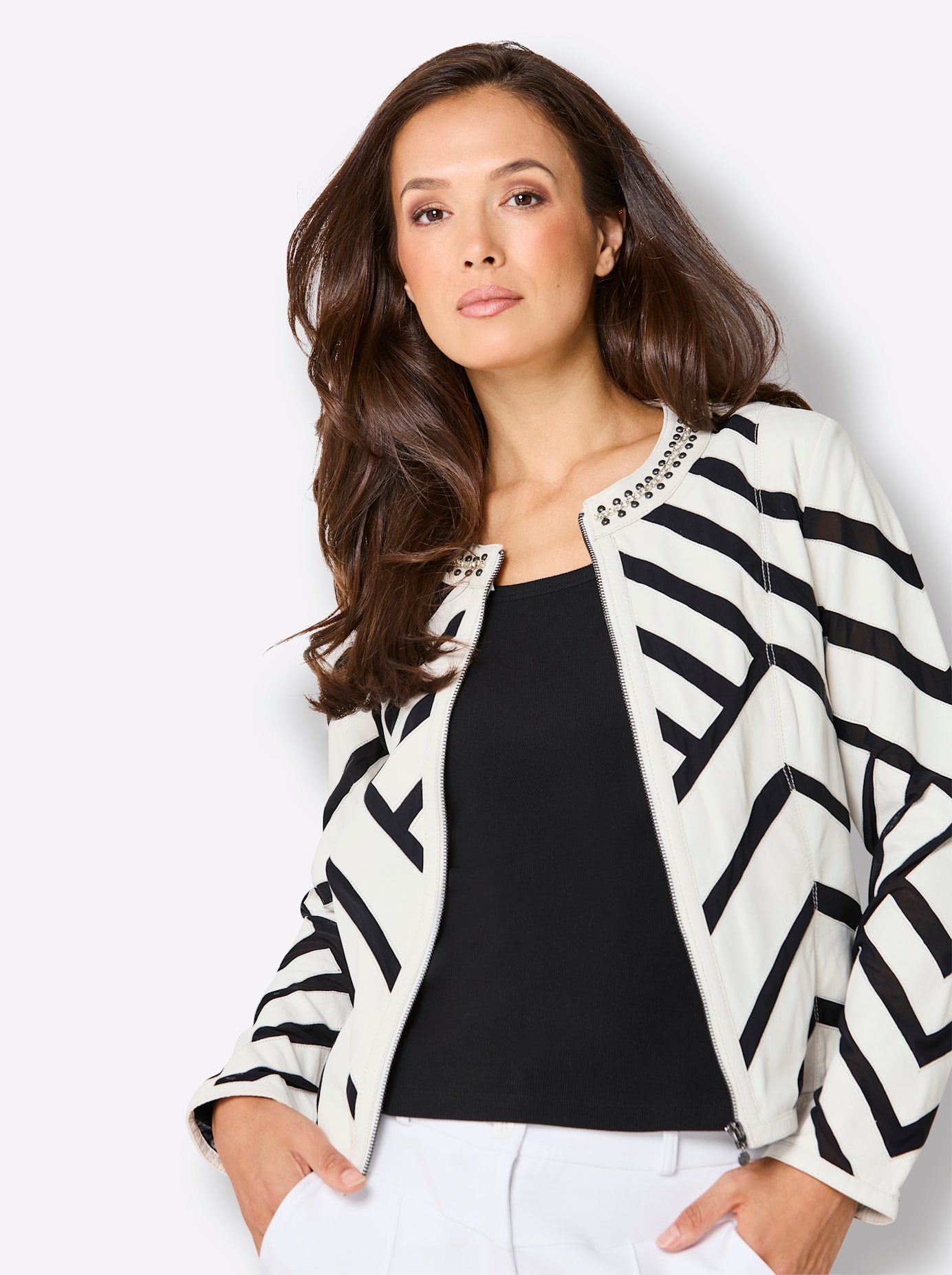 Mainpol Blazer en cuir »Lammnappa-Lederblazer«