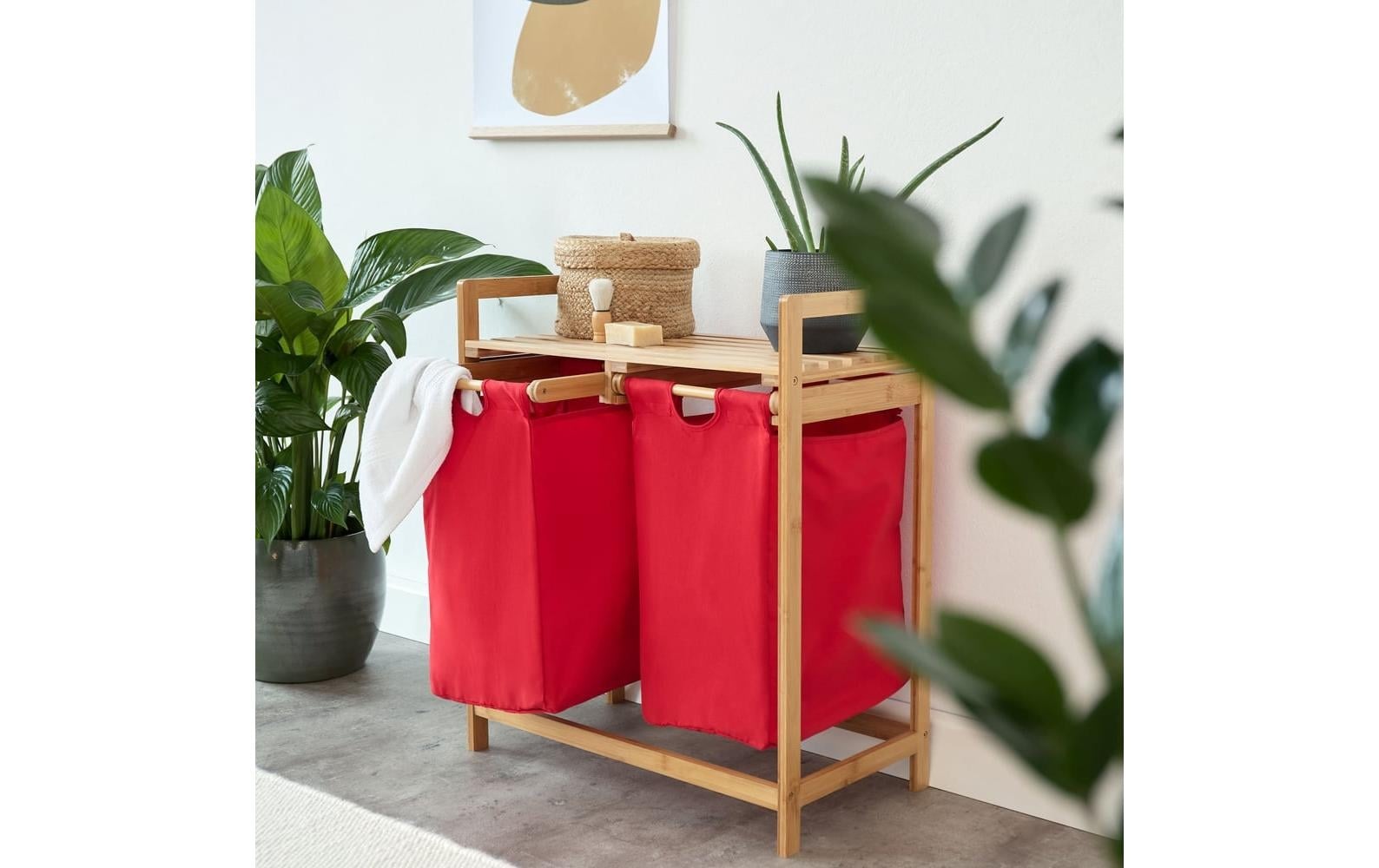 Lumaland Panier à linge »Bambus 60 l«