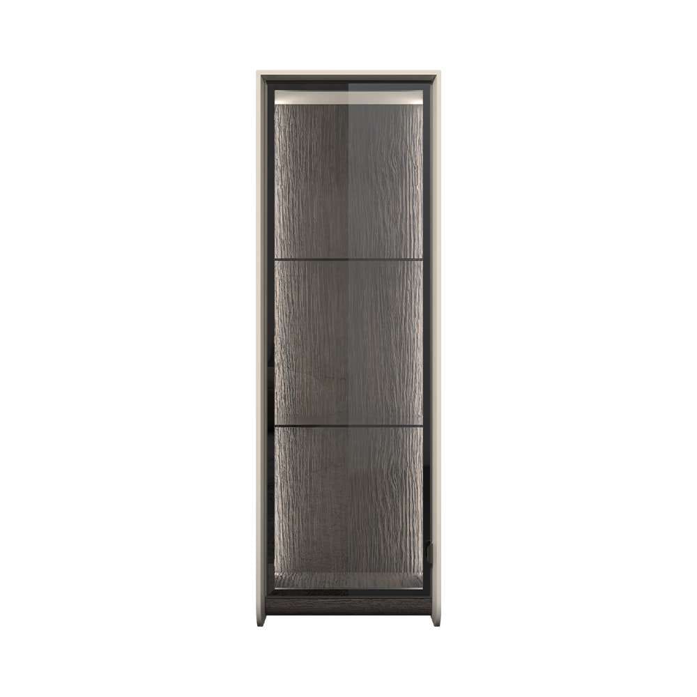 GOODproduct Vitrine suspendue »Soffy Wandschrank, Schwebendes Design für modernen Wohnraum« Laqué UV, fonction soft close, montage mural, poignée métal