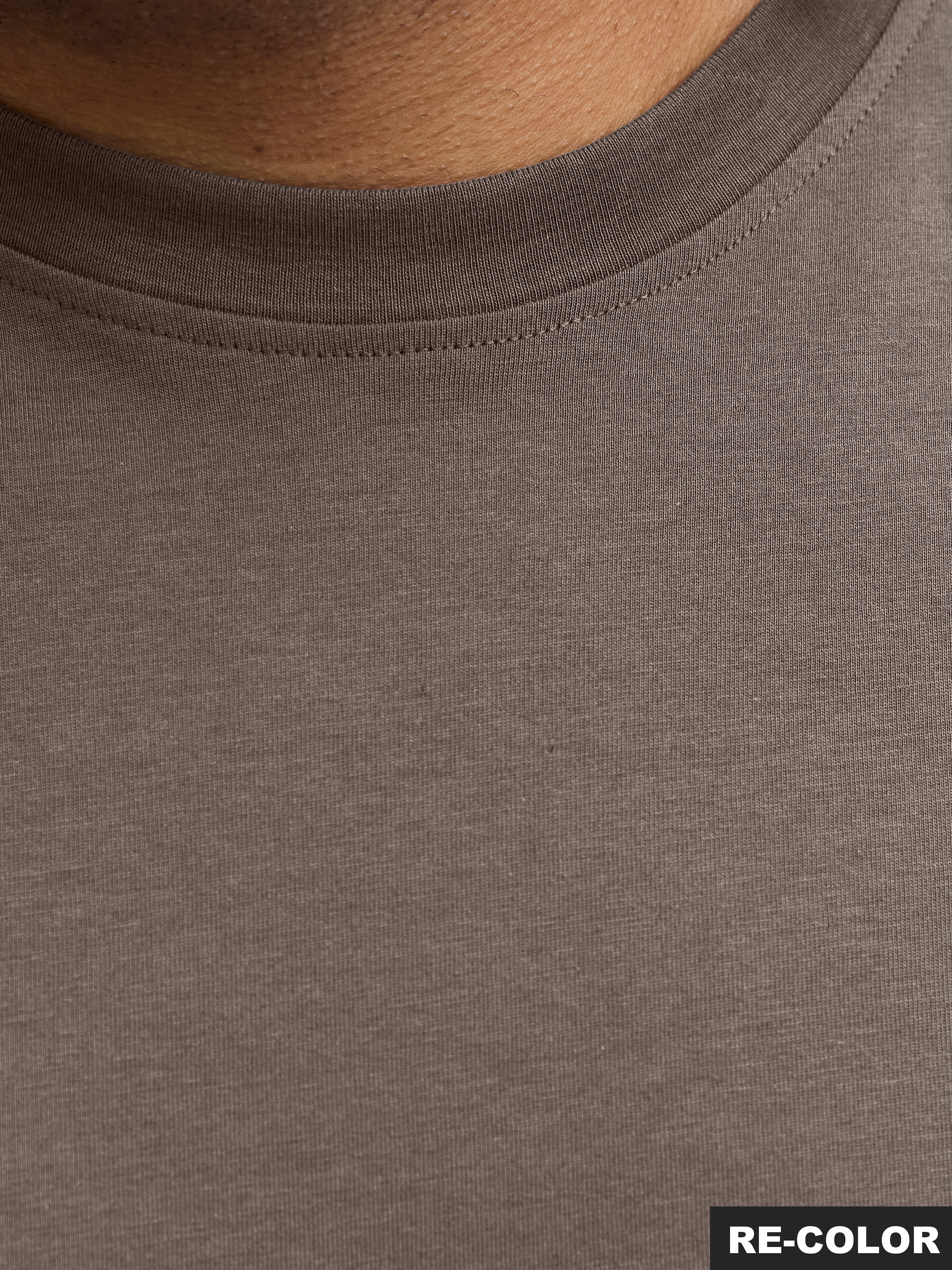 Jack & Jones PlusSize Shirt à col rond »JJESTAR JJ TEE SS NOOS PLS« Baumwolle, regular fit