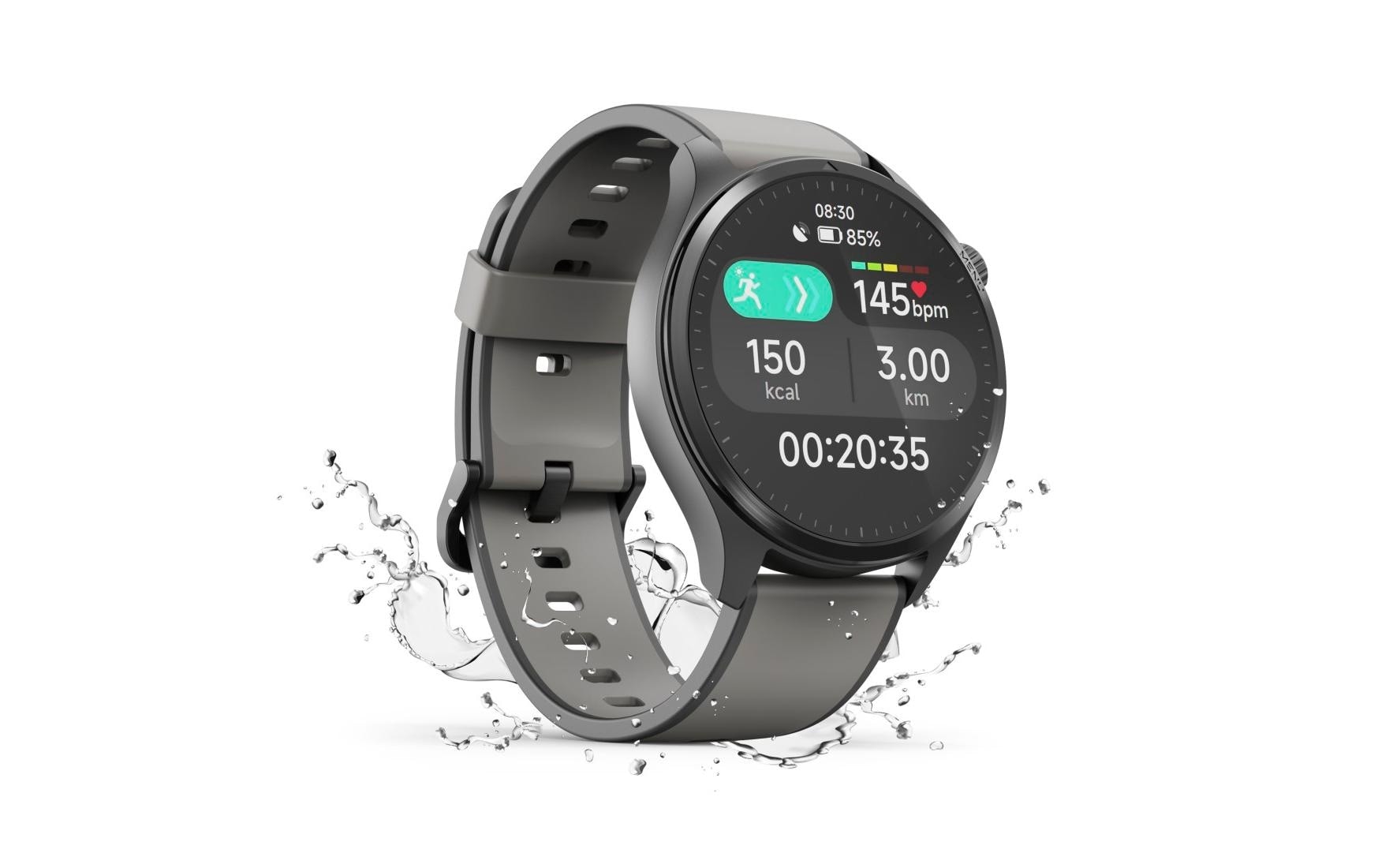 Hama Smartwatch »Smartwatch m. GPS (1,43", Musikspeicher, Telefonfunktion, wasserdicht)«(/ 1,43 ″)