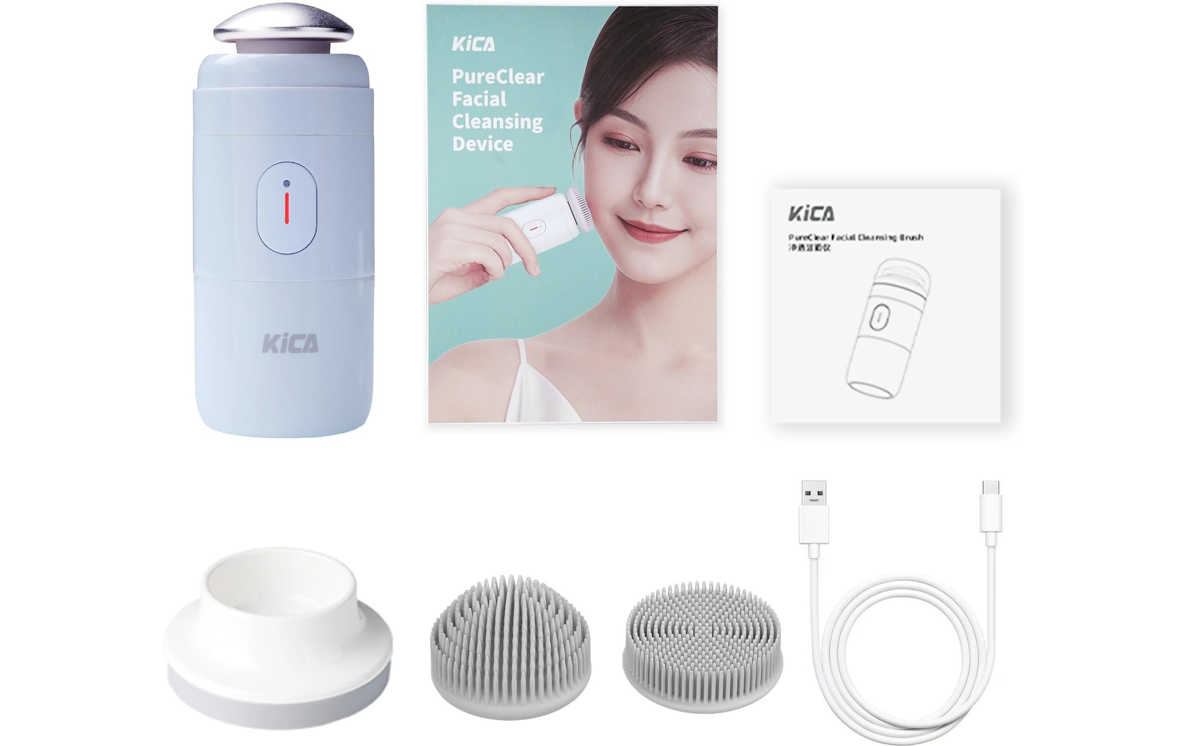   Elektrische Gesichtsreinigungsbürste »KiCA PureClear Hellblau« Wasserschutz