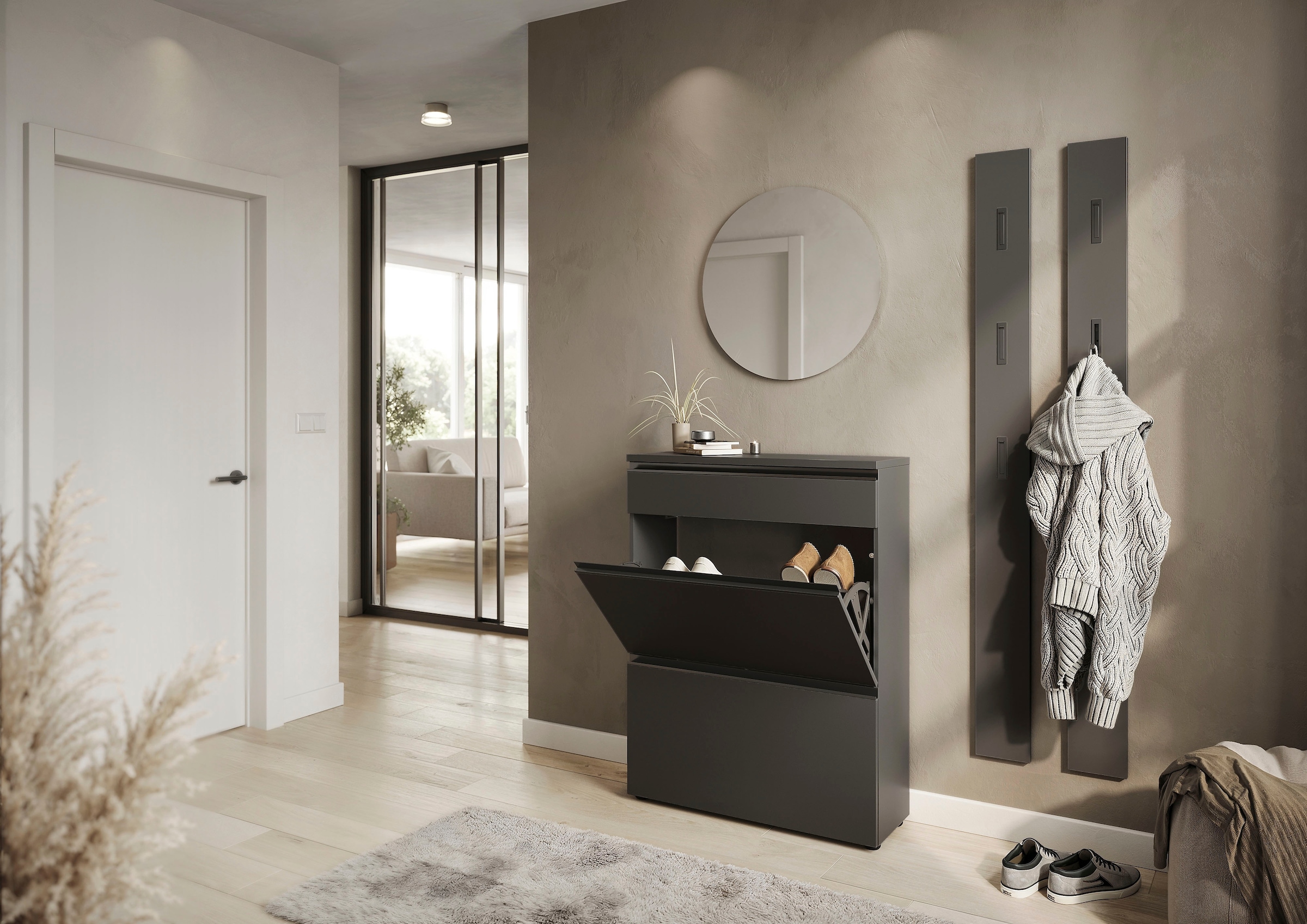 GERMANIA Armoire à chaussures »GW-Baldone« 1 cuis tlg. Platz für bis zu 12 Paar Schuhe