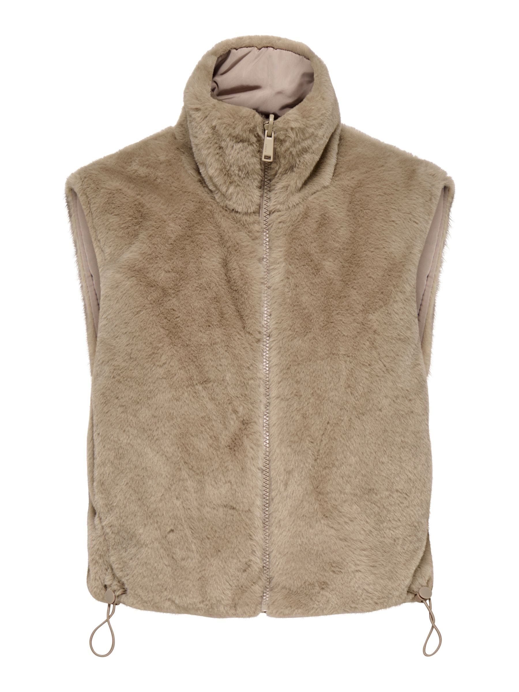 ONLY Plüschweste »ONLDANA FAUX FUR REV.WAISTCOAT OTW CC« Kunstfaser