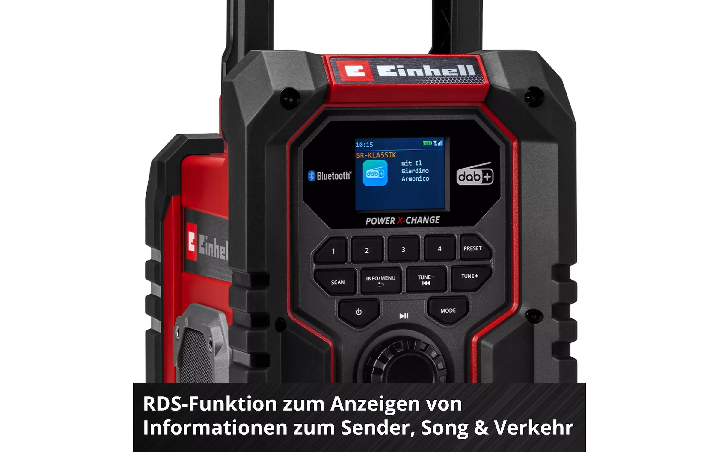 Einhell Radio de chantier »Akku-Radio TE-CR 18 Li DAB+/FM/BT, Solo« ( )