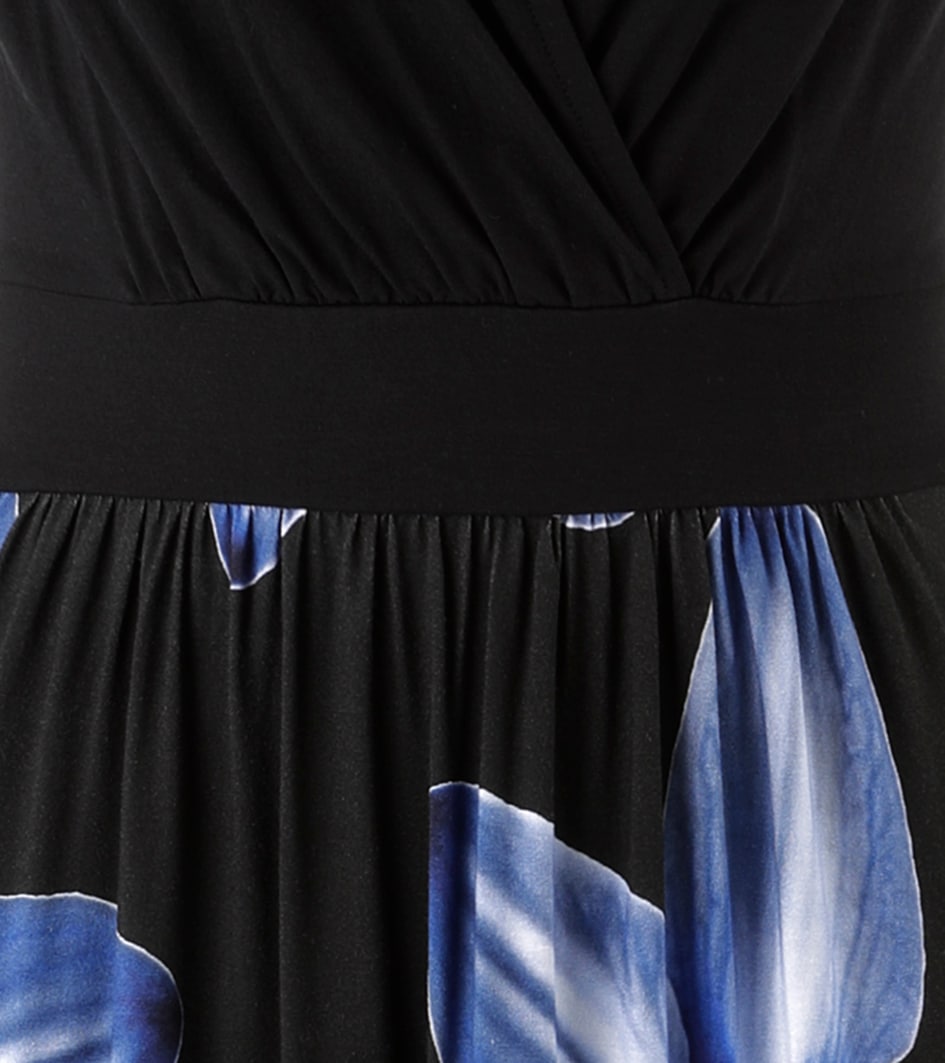 Aniston SELECTED Robe en jersey mit eleganter Wickeloptik und V-Ausschnitt - NEUE KOLLEKTION