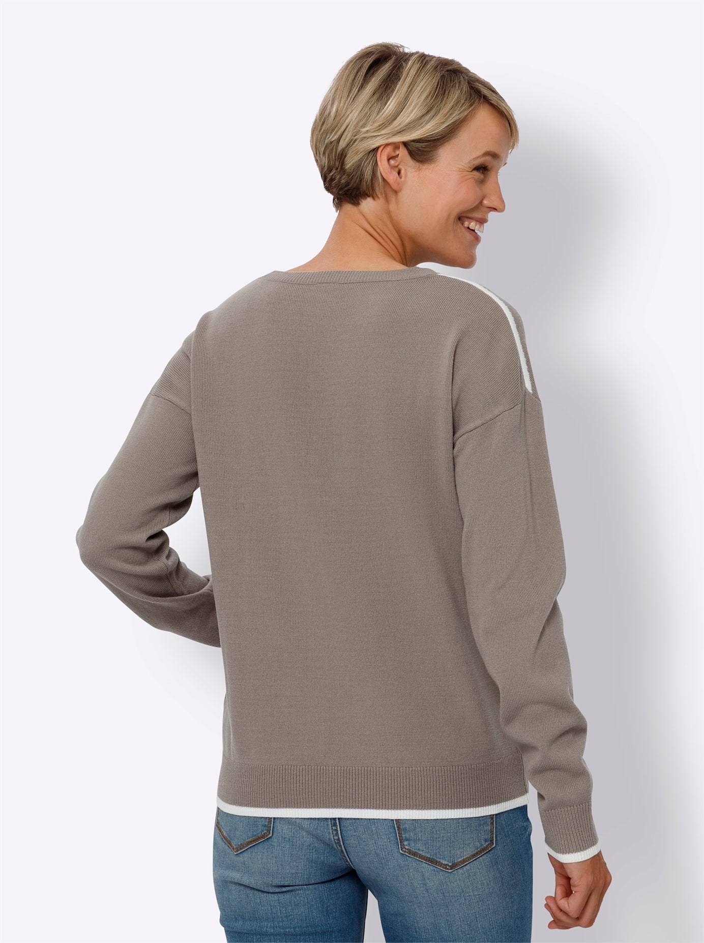 Classic Basics Pull en tricot »Rundhals-Pullover«