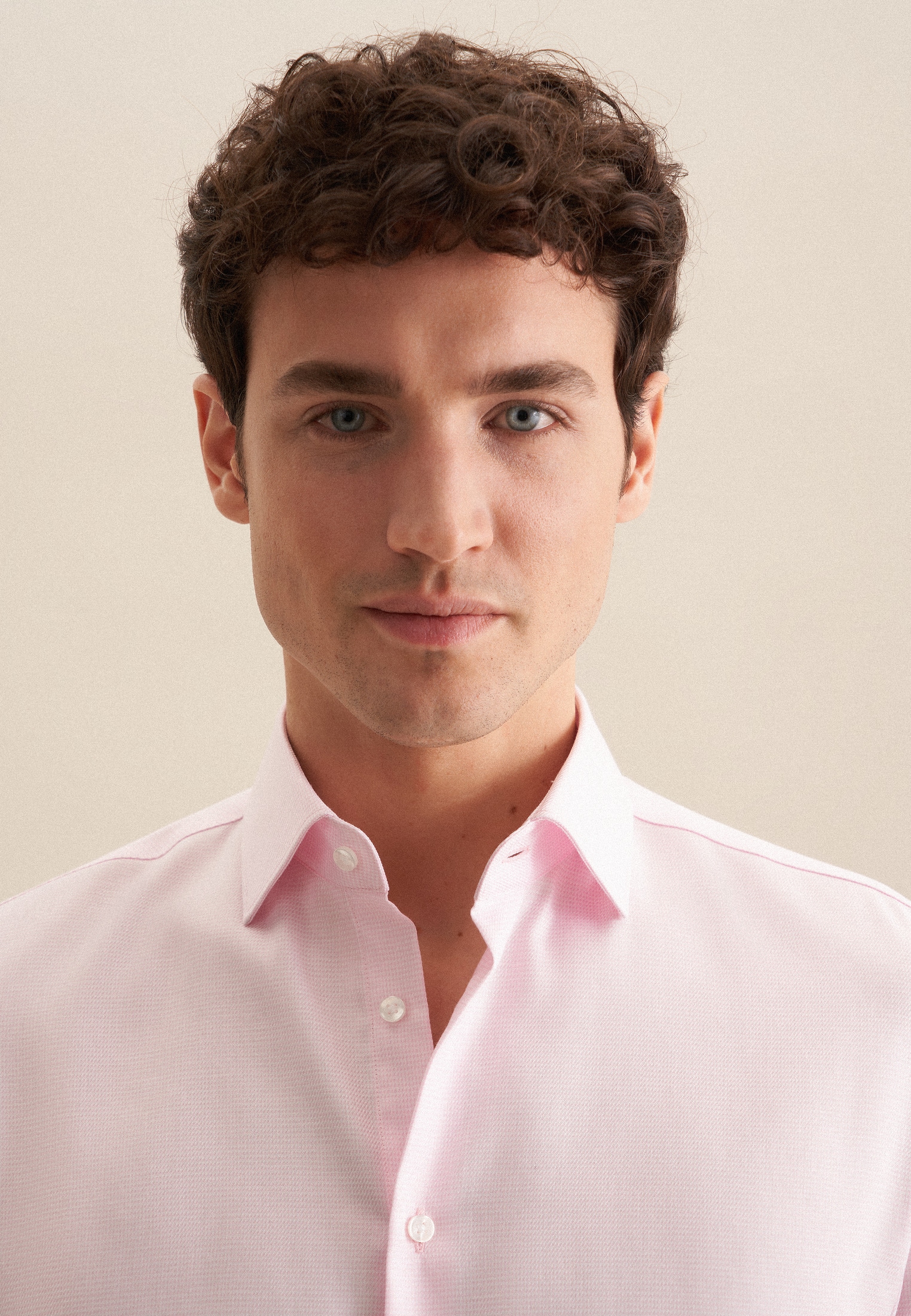 seidensticker Chemise d'affaires »Schwarze Rose« Slim 1/1 Kentkragen Struktur