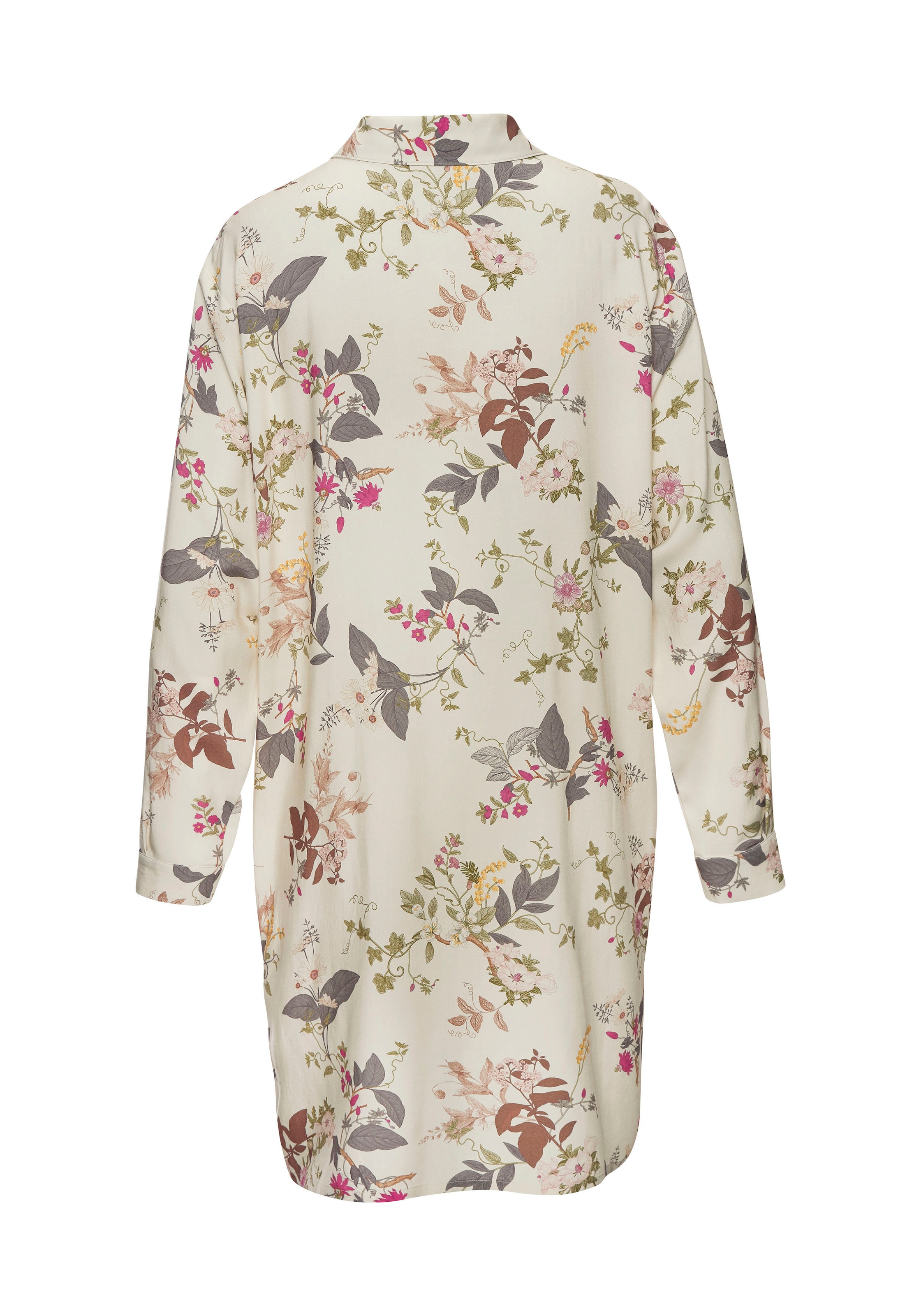 LASCANA Nachthemd 1-teilig,  Brusttasche mit klassischem Hemdkragen