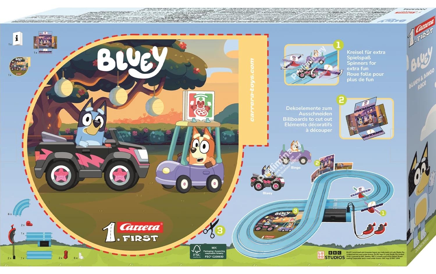 Carrera® Circuit de voitures »FIRST Bluey / 2,4 m«