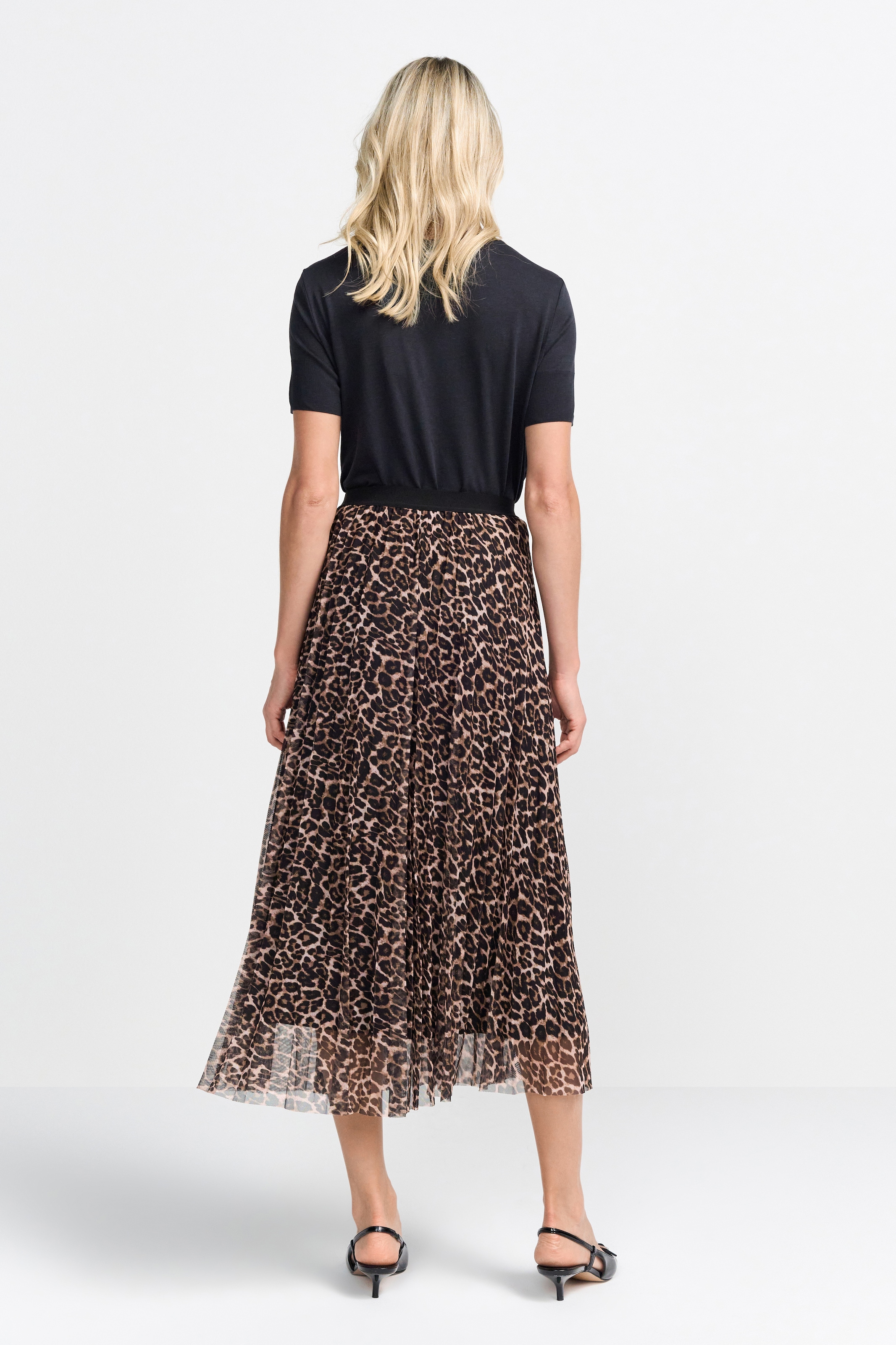 RICHROYAL Jupe en maille Mit elatischem Gummibund