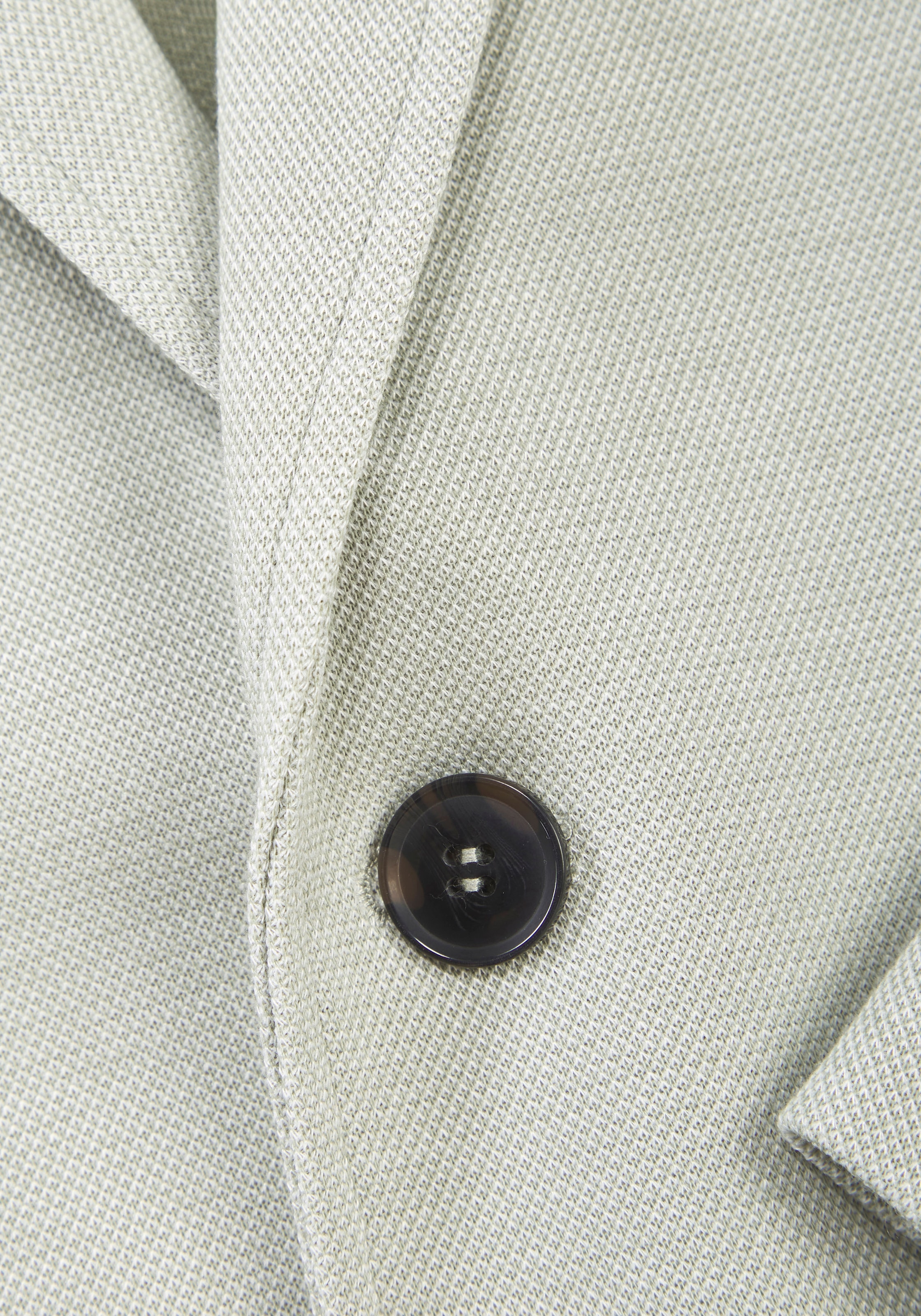 John Devin Veste »aus elastischer Pikee-Qualität« lässiges Stretchsakko mit dezentem Muster