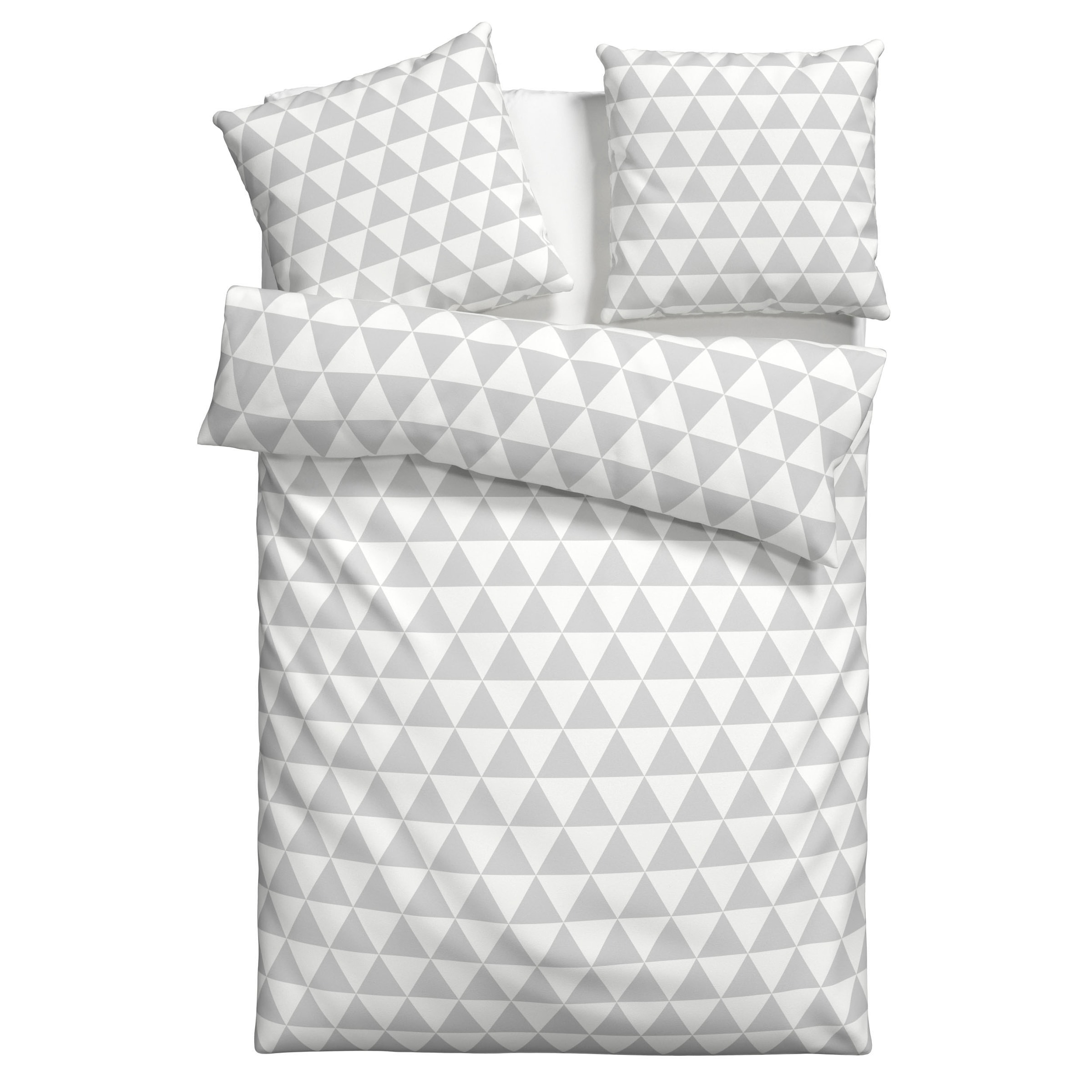 Lüttenhütt Bettwäsche »Gretje in Gr. 135x200 oder 155x220 cm« 2 Stk. tlg. Bettwäsche aus Baumwolle, grafische Bettwäsche mit Reissverschluss