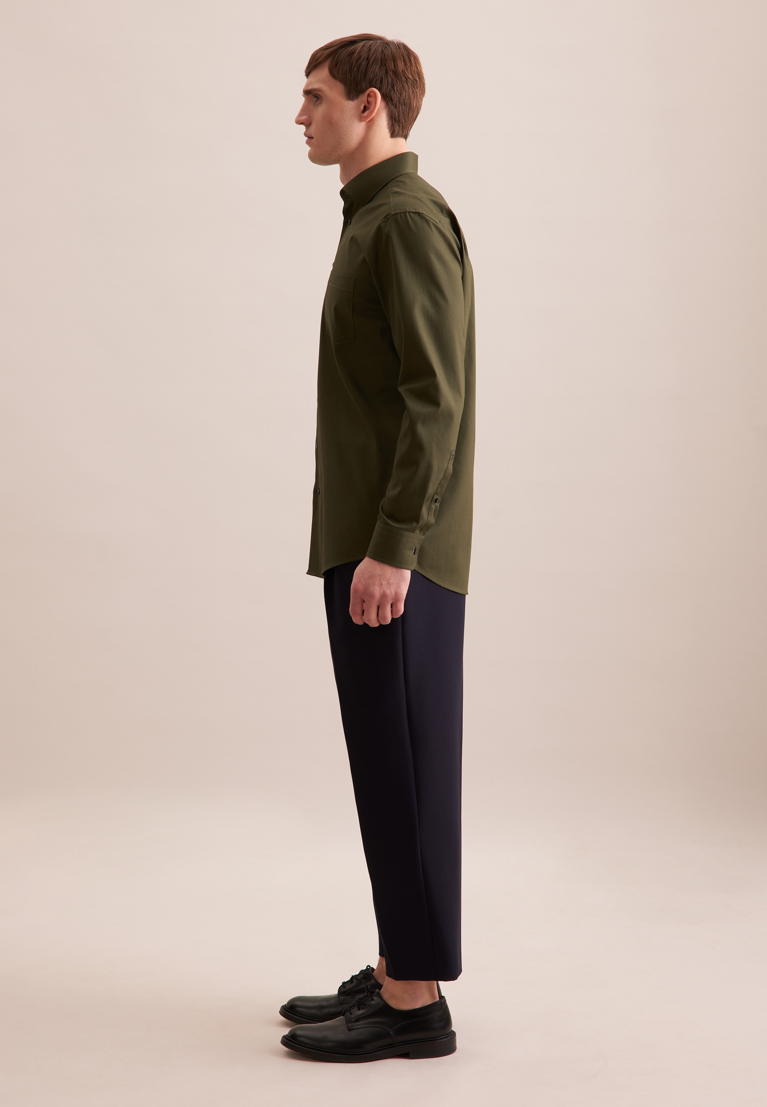 seidensticker Businesshemd »Regular« Regular 1/1 Kentkragen Uni