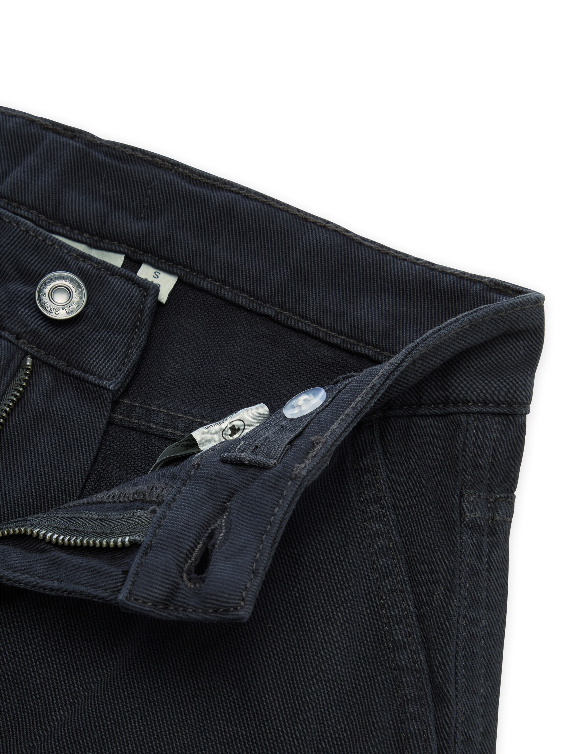 TOM TAILOR Pantalon 5 poches  coupe ample, avec poches fendues, poches arrière et poche monnaie