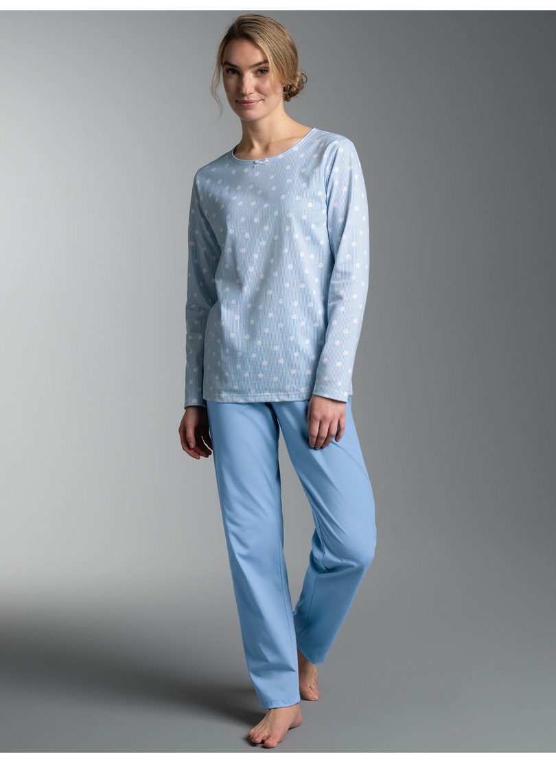 Trigema Schlafanzug »TRIGEMA Pyjama Anzug mit "Punkt" Muster« 1