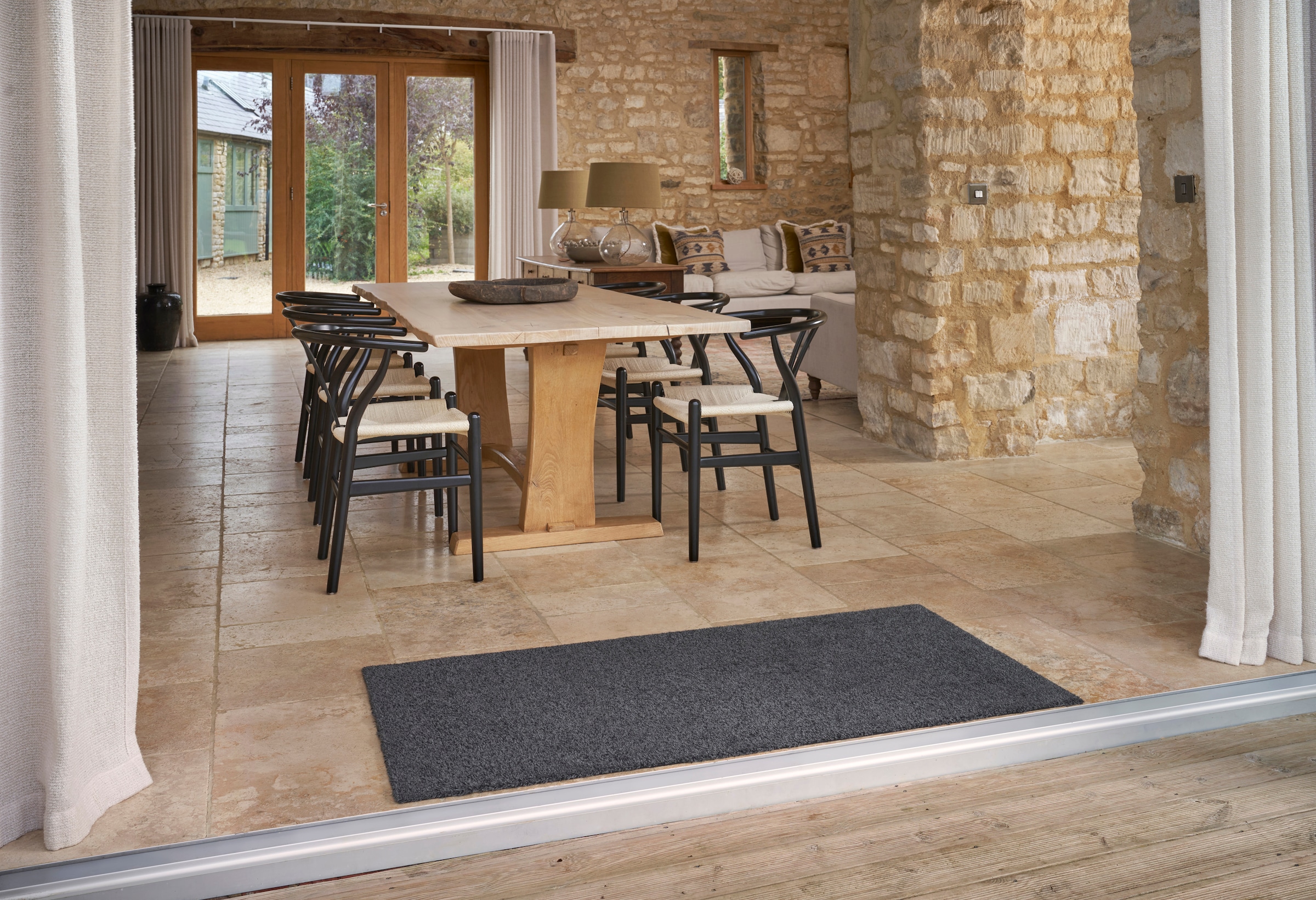 Turtle Mat Tapis »Grey« Rectangulaire 8 mm Höhe