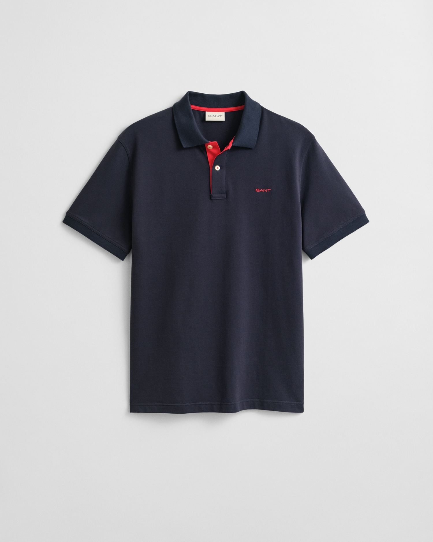 Gant Poloshirt »REG CONTRAST PIQUE SS RUGGER« mit kontrastfarbenen Einsätzen