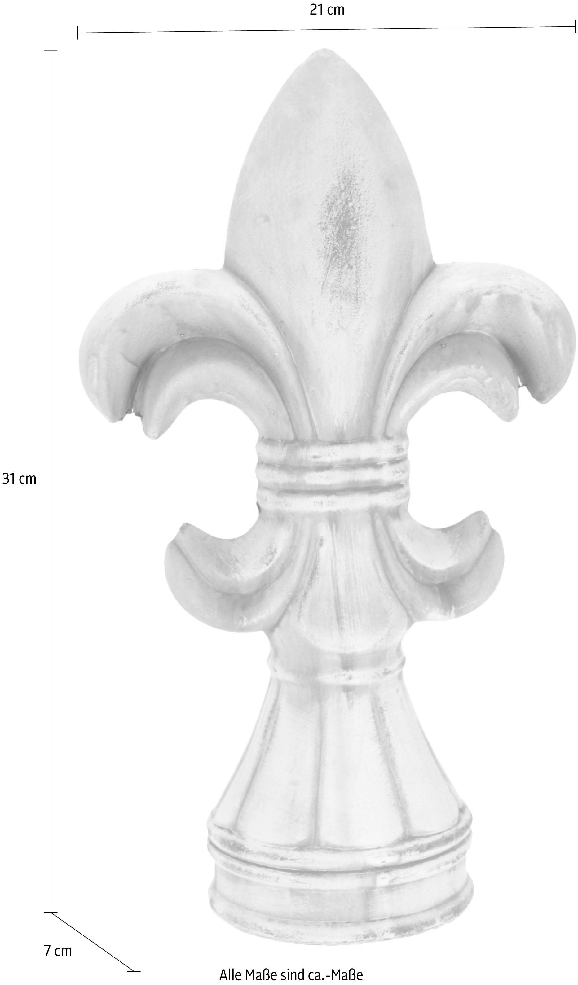 I.GE.A. Dekofigur Französische Lilie (2er Set)