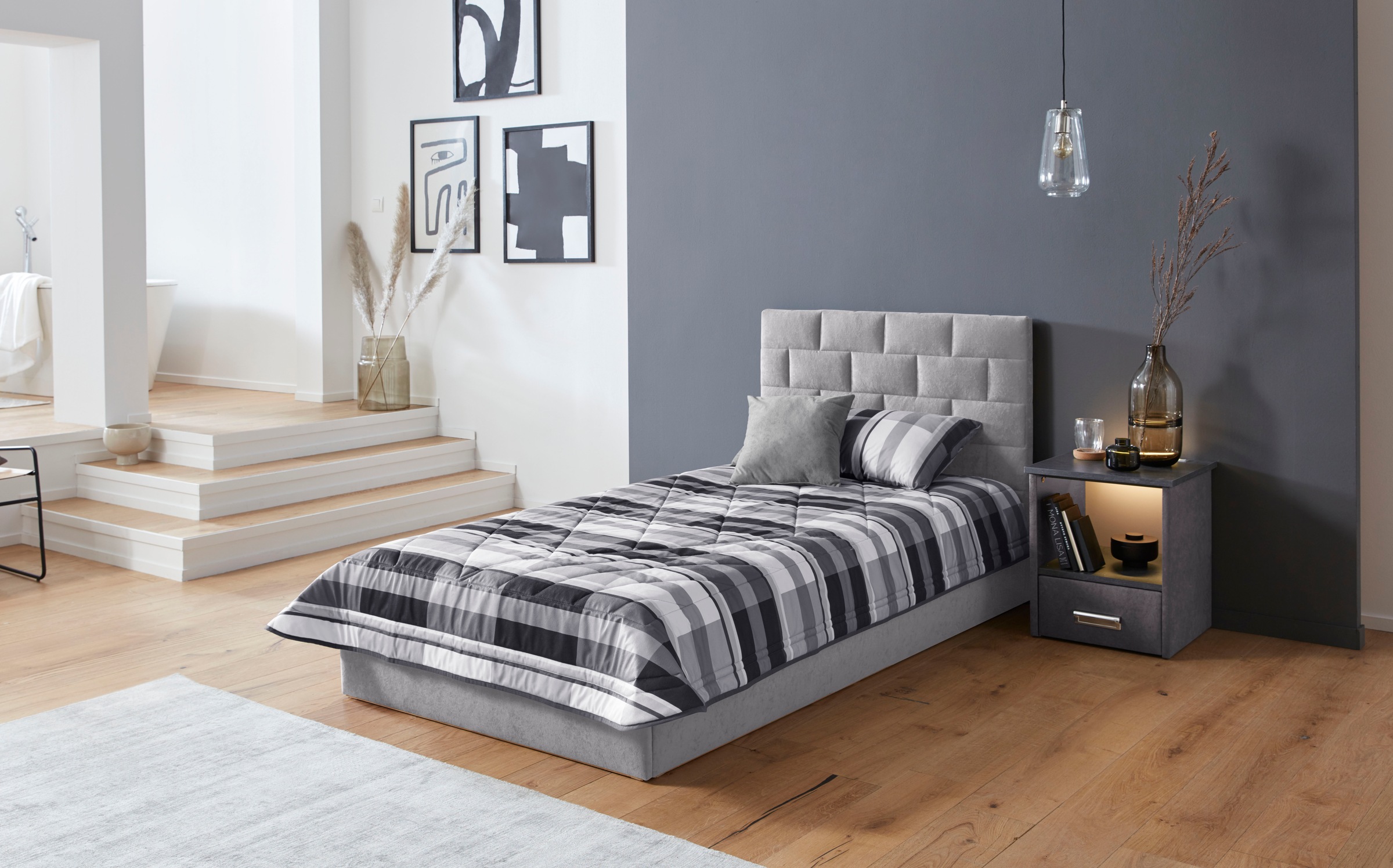 Westfalia Schlafkomfort Lit rembourré inkl. Bettkasten bei Ausführung mit Matratze