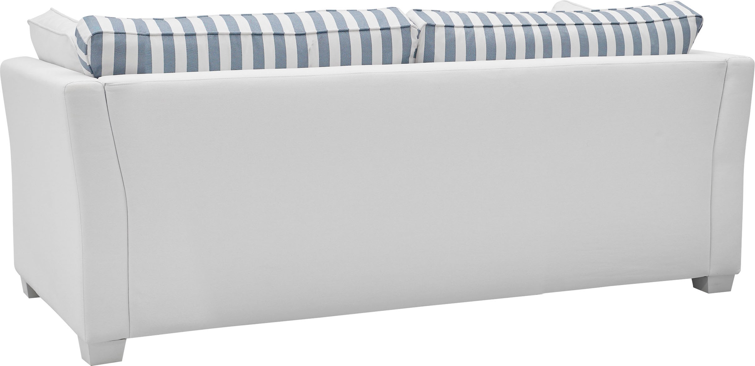 Home affaire 2,5-Sitzer »CALIFORNIA« maritimer Landhausstil, in 3 Breiten, mit Holzfüssen Weiss lackiert