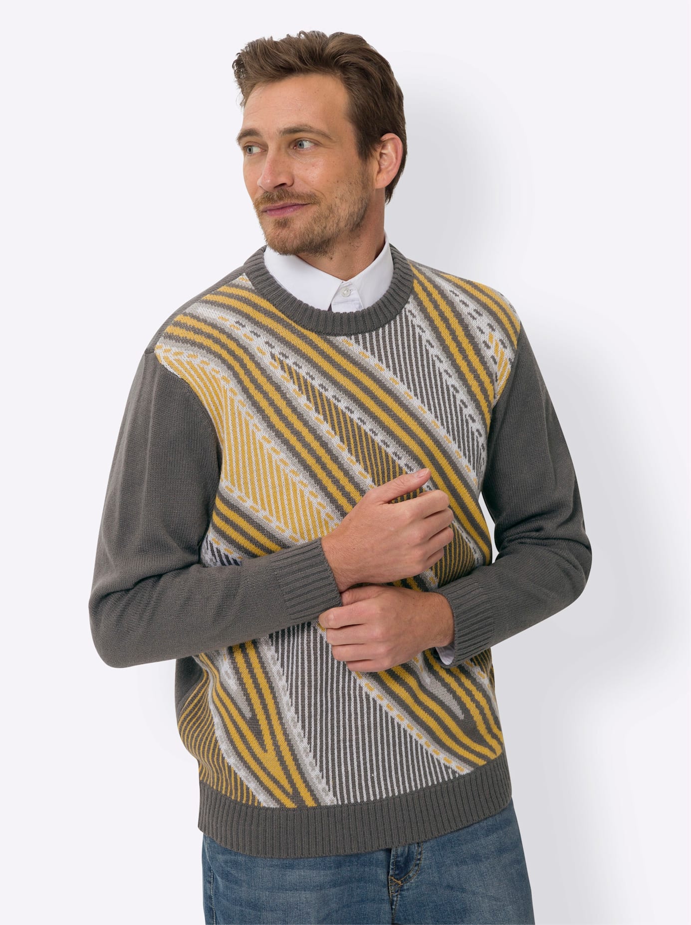 Classic Pull à col rond »Rundhals-Pullover«