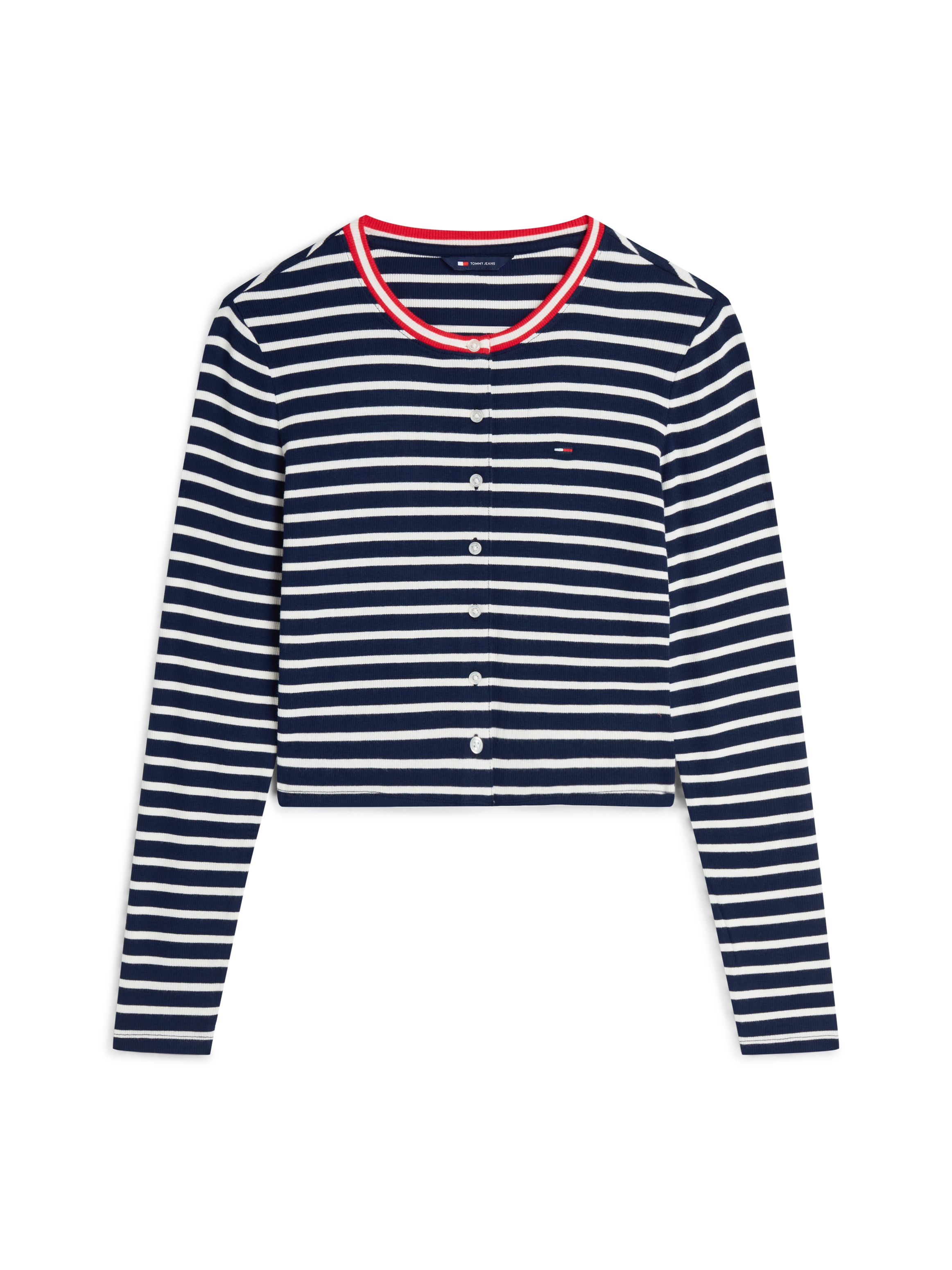 Tommy Jeans Veste chemise »TJW SLIM JERSEY LS CARDIGAN« Viskosemischung, slim fit