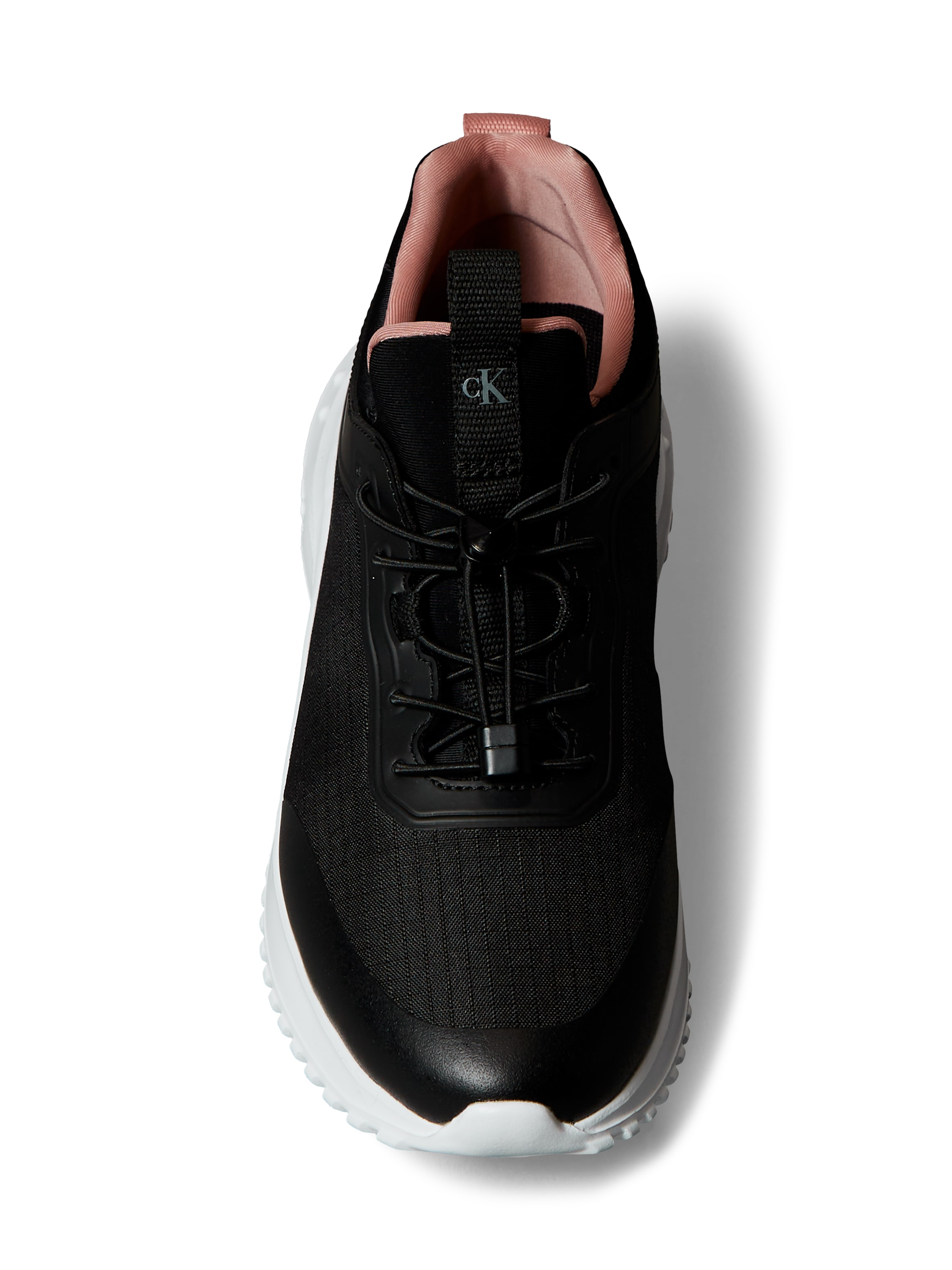 Calvin Klein Jeans Baskets slip-on »EVA RUNNER LACEUP SOCK MAT MIX«  chaussure à enfiler, chaussure basse, sneaker de loisirs avec languette d’enfilage