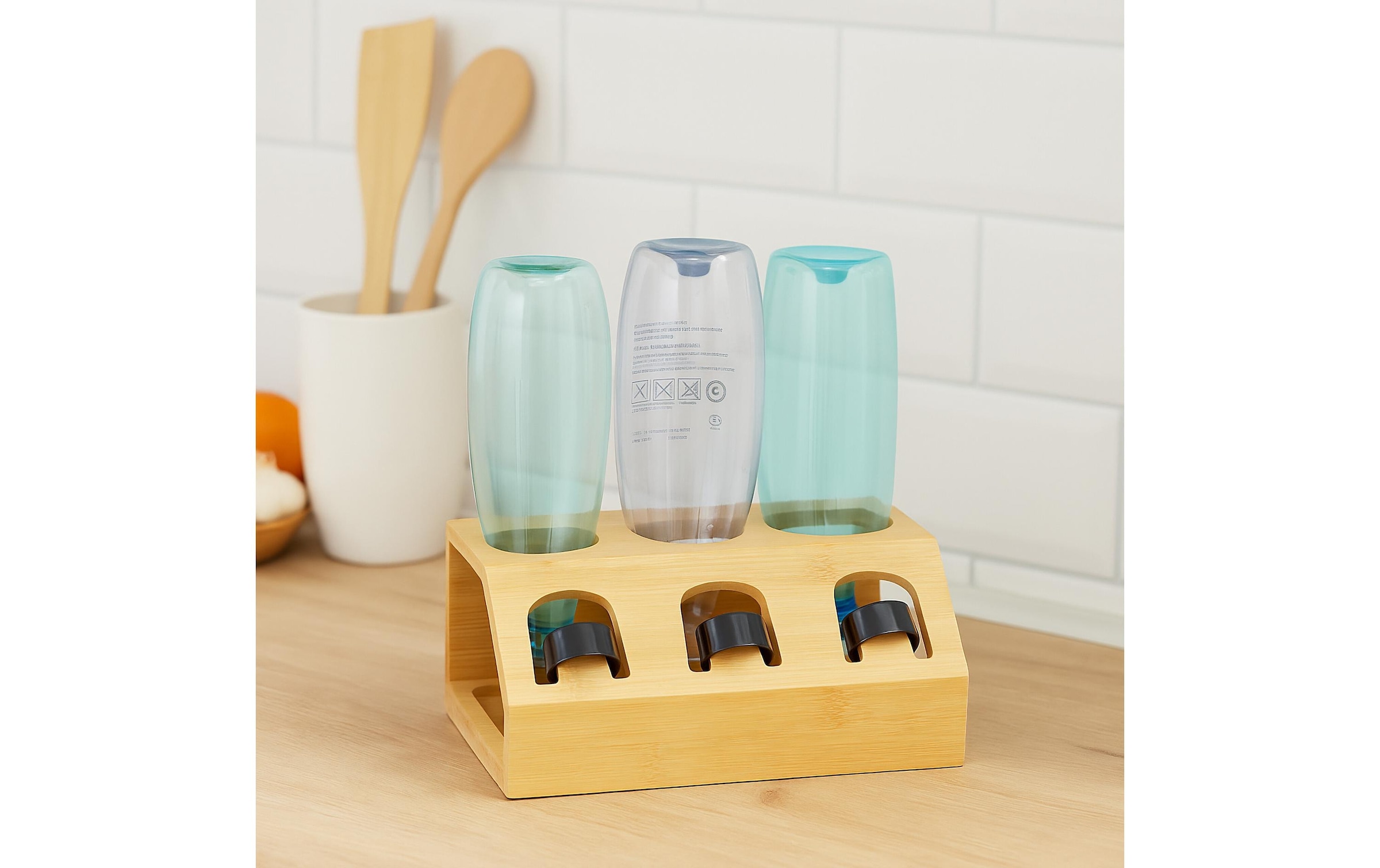 relaxdays Flaschenhalter »für 3 Flaschen«