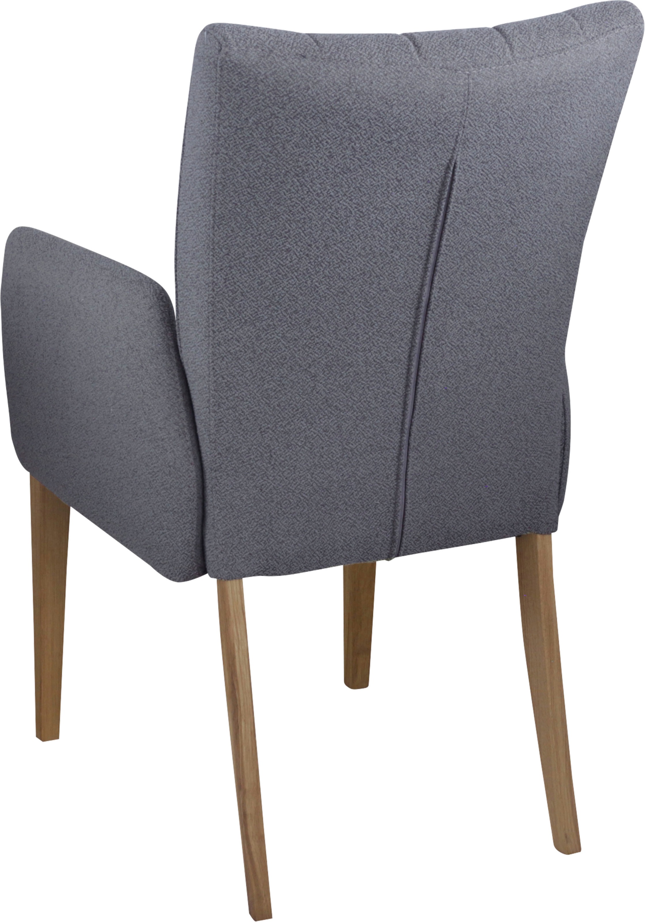 Home affaire Armlehnstuhl »Dia« () Gestell Eiche massiv geölt