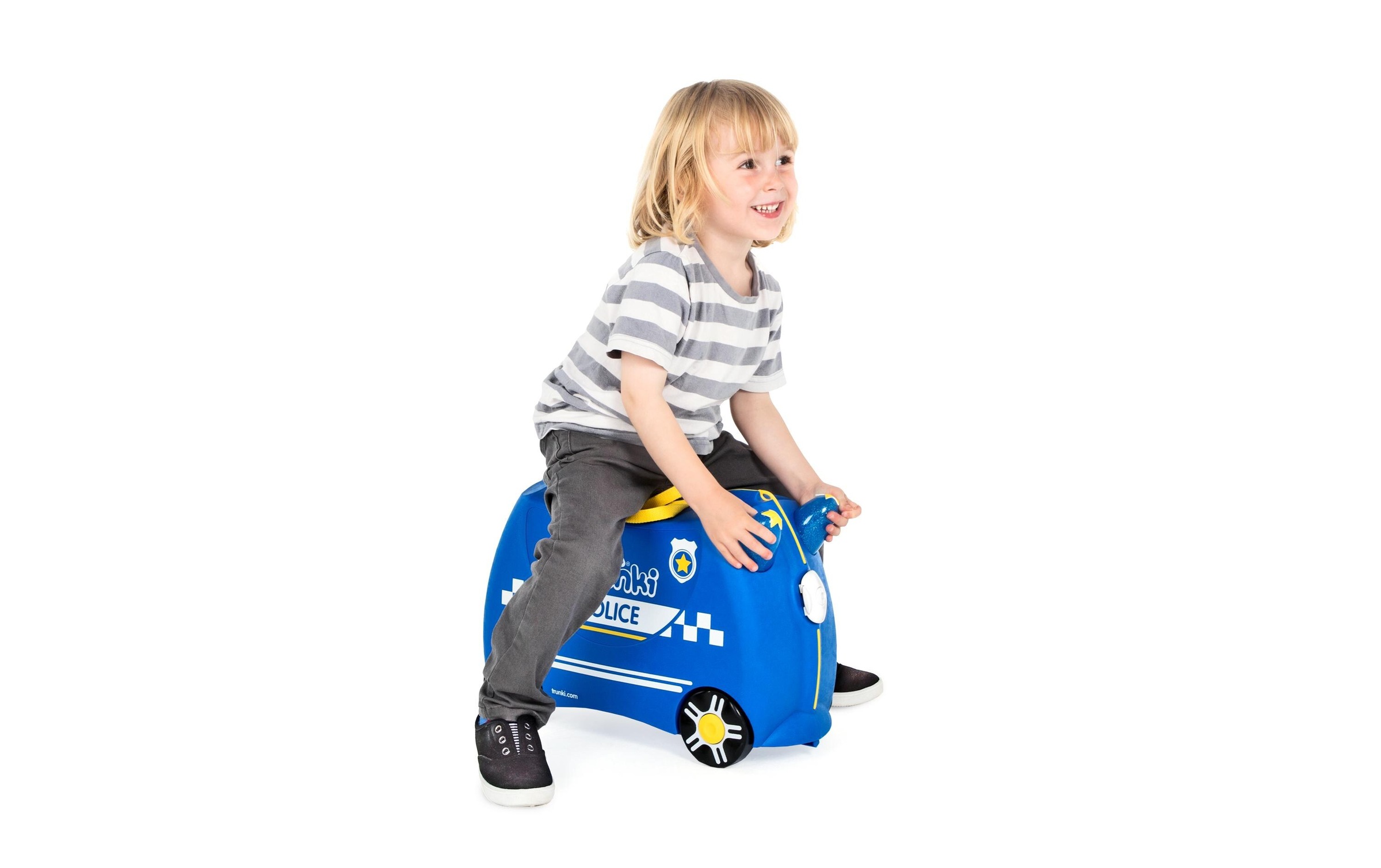 TRUNKI Trolley »Polizei Blau« 4 Rollen
