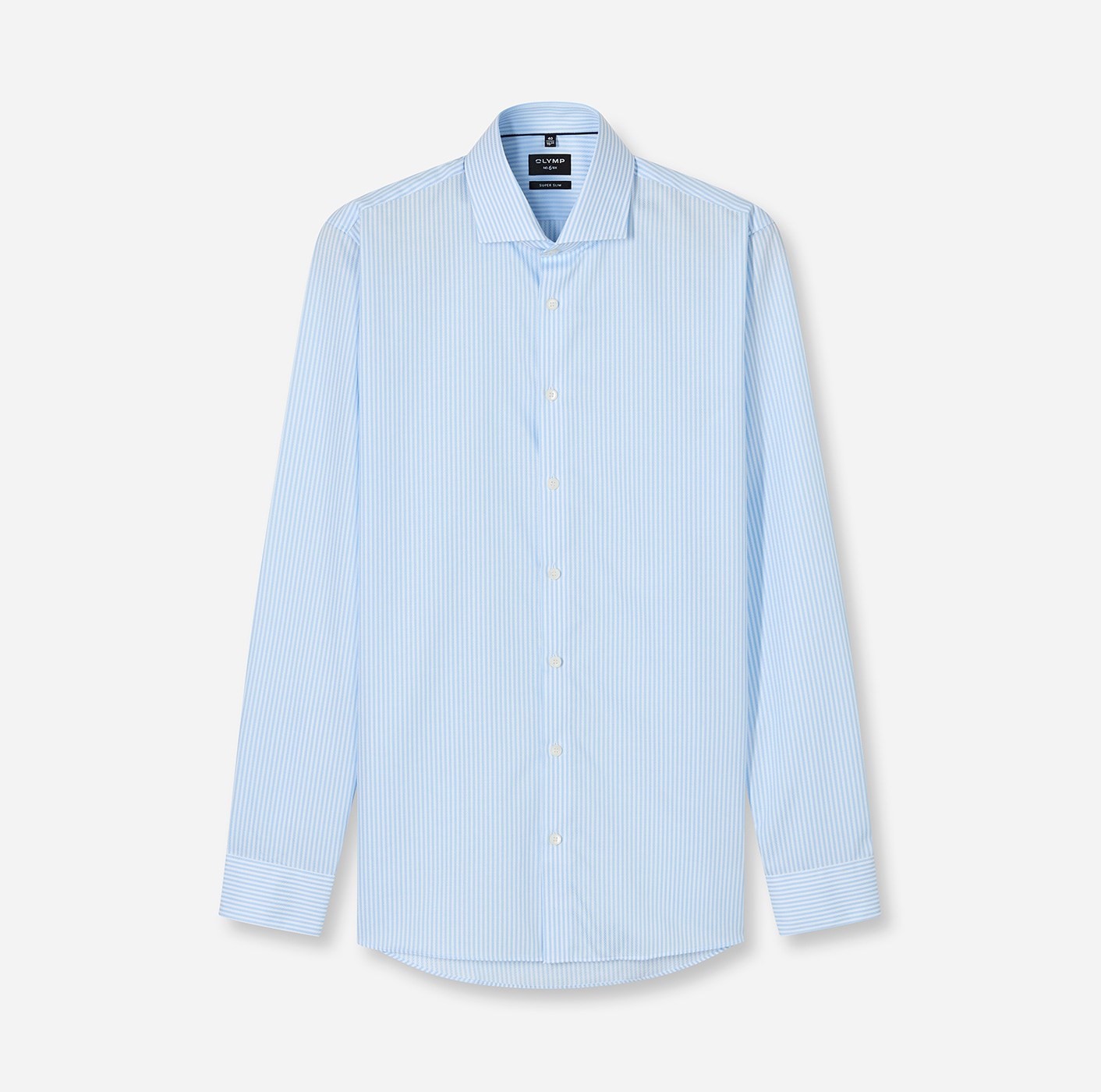 OLYMP Chemise à manches longues »No 6 six« rayé, chemise business, super slim fit, col Royal Kent
