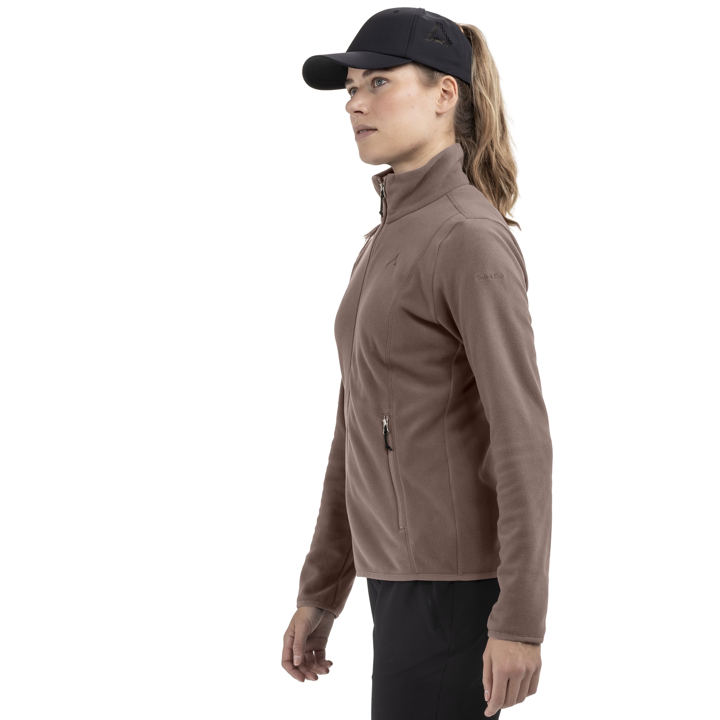 Schöffel Fleecejacke »Fleece Jk Style Ash WMS« hochschliessender Kragen, hoch geschlossener Ausschnitt
