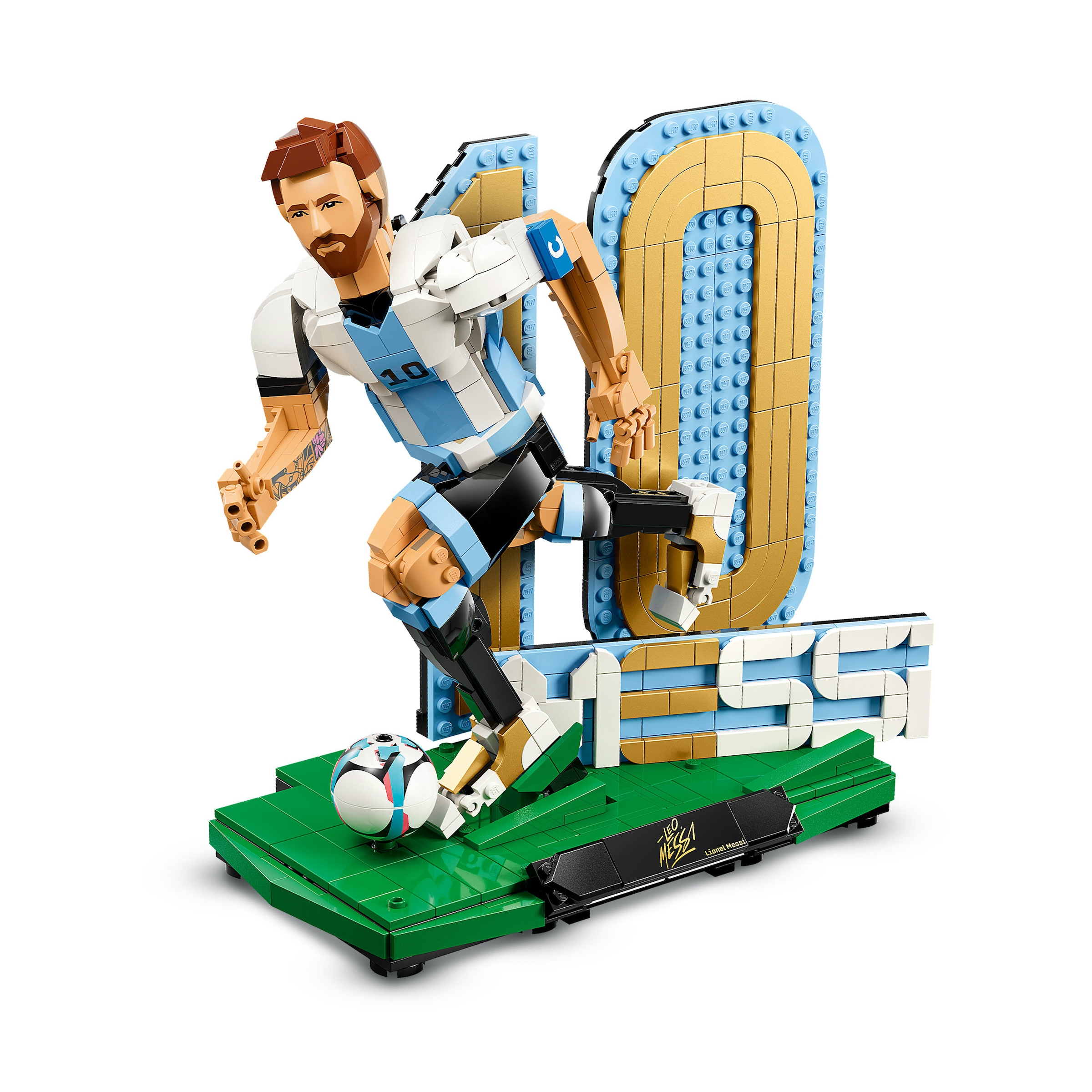 LEGO® Konstruktionsspielsteine »Lionel Messi – Fussballlegende (43015), LEGO Editions Football«